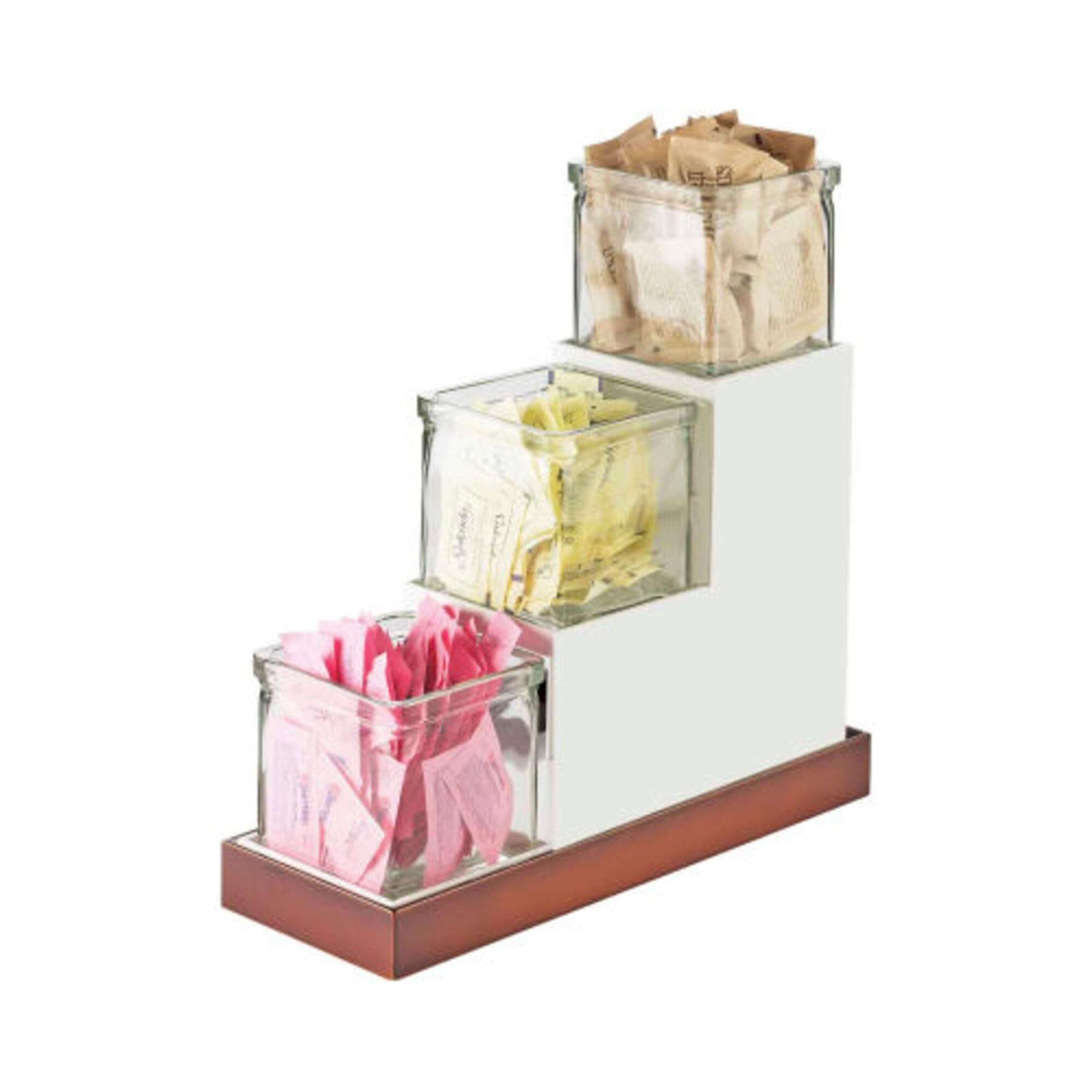 Premium Melamine Stair Step Jar Display Stand - 9