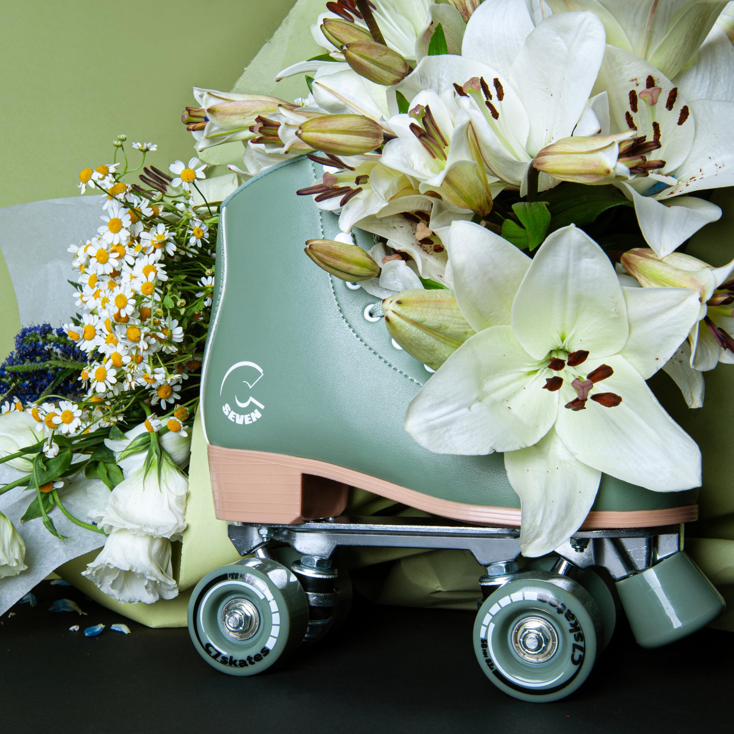 C7 Skates for Girls & Adults - Cute Roller Skates for Outdoor Fun