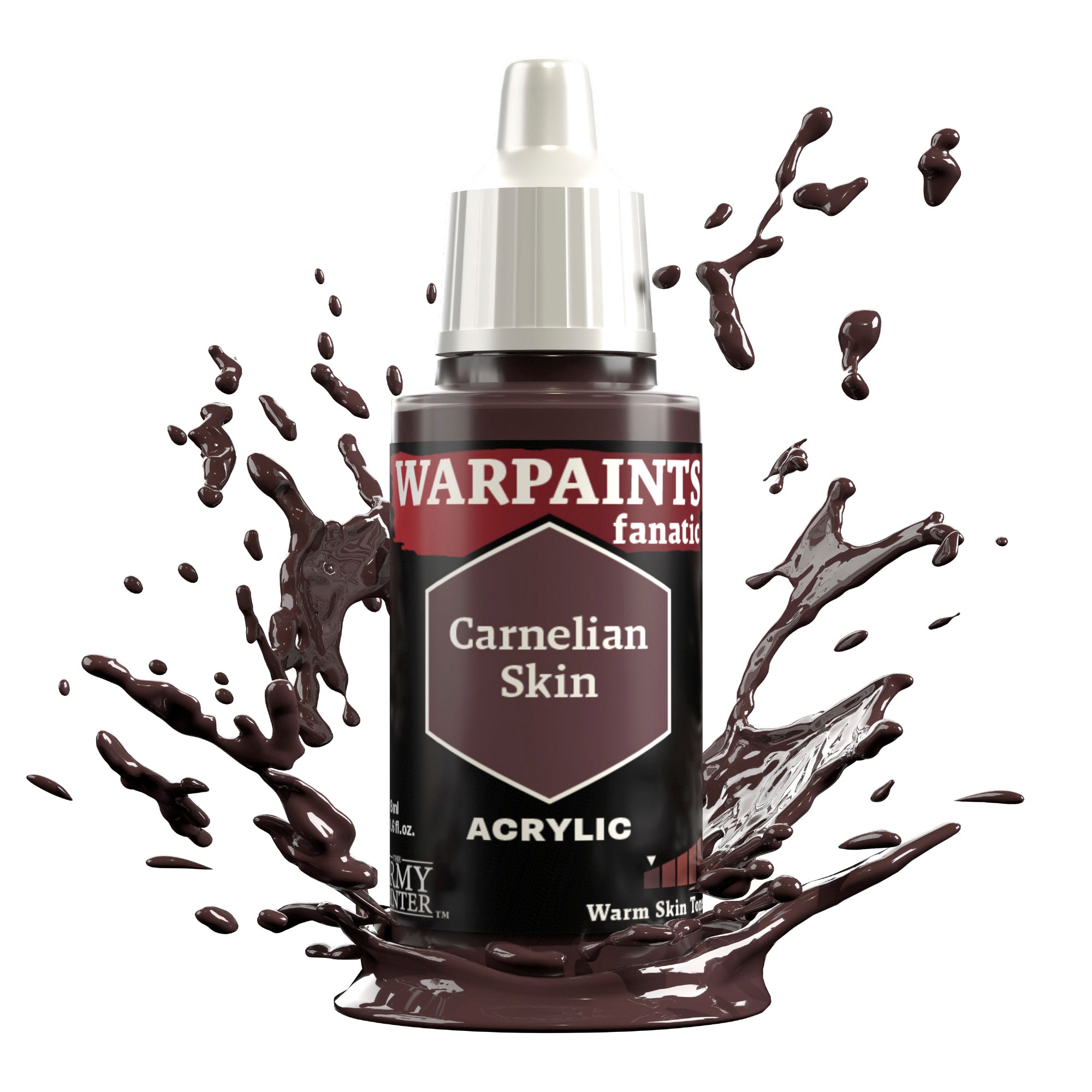 Warpaints Fanatic: Carnelian Skin - High-Quality Fantasy Face Paint for Cosplay, Halloween & Theatrical Makeup - Perfect for Costume Parties & Special Effects