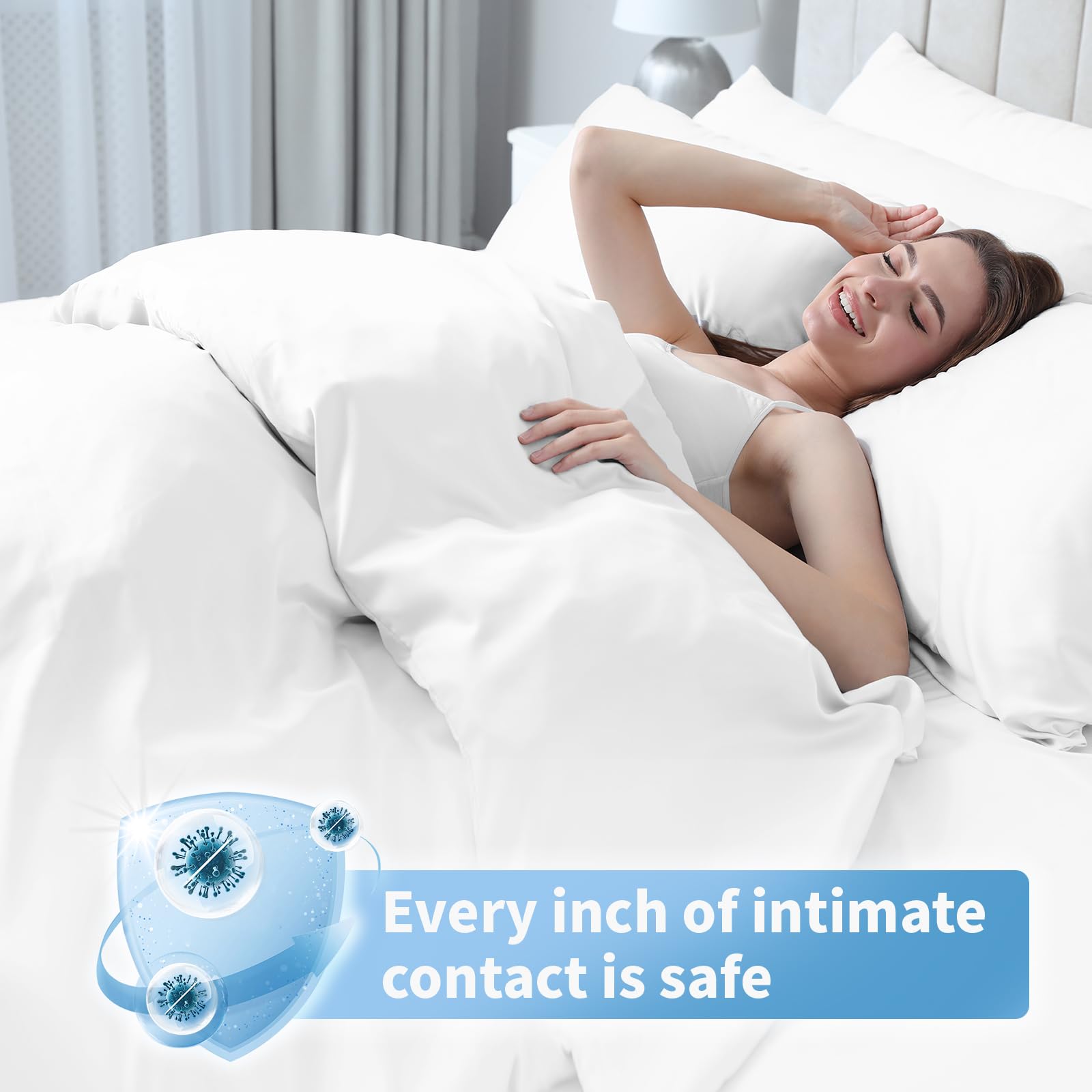KIIS Disposable Travel Bedding Set - King Size Disposable Bed Sheets, Duvet Cover & Pillowcases for Hotels, Camping & Airbnbs | Hygienic, Portable & Perfect for Travelers