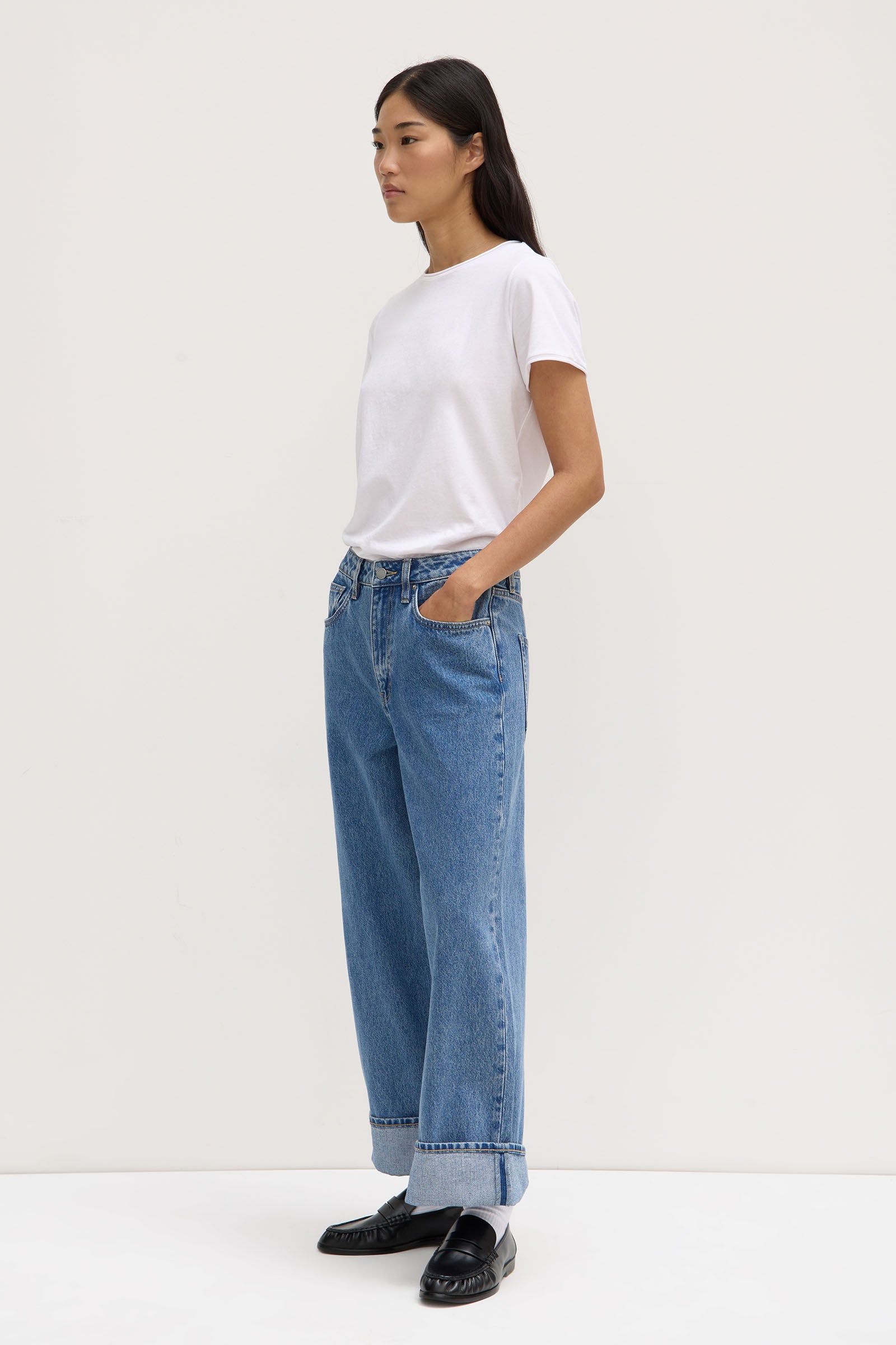 Women's Boyfriend Jeans - Relaxed Fit High Waist Distressed Denim Pants for Casual Wear & Everyday Outfits