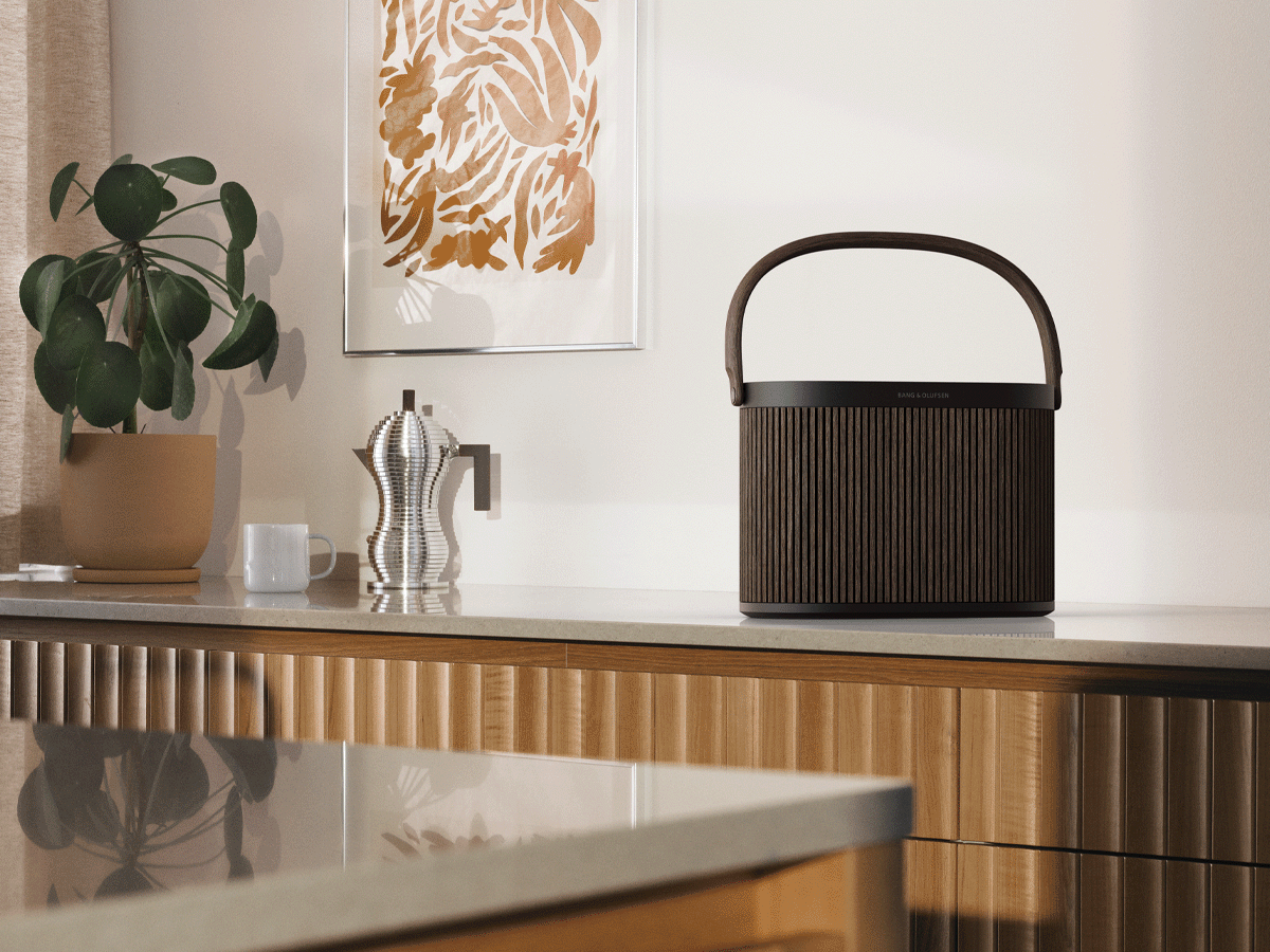 Premium Bang & Olufsen BeoSound A5 Wireless Bluetooth Speaker - High-End Portable Audio with 360° Sound for Home, Outdoor & Travel