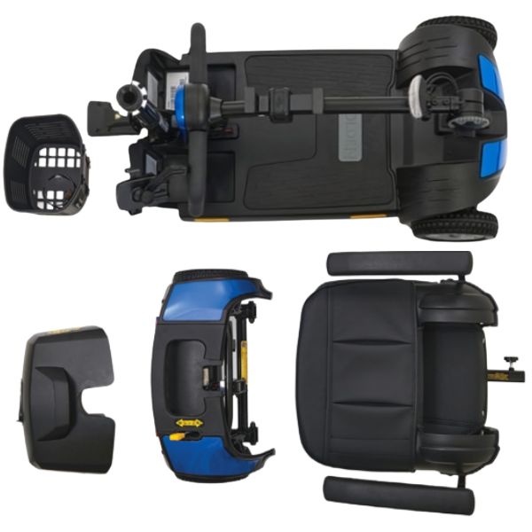 Golden Technologies Buzzaround XLS HD 4-Wheel Mobility Scooter - Heavy Duty Electric Scooter for Adults & Seniors - Indoor/Outdoor Use for Shopping, Travel & Home Mobility
