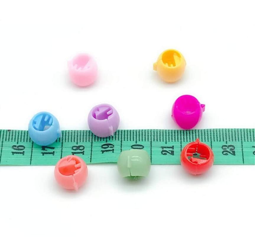 Shidara Rainbow Mini Claw Hair Clips - 100pcs Tiny Plastic Hair Claws for Braids, Beads & Hairstyles | Hair Accessories for Women, Girls & Kids | Perfect for School, Parties & Daily Styling