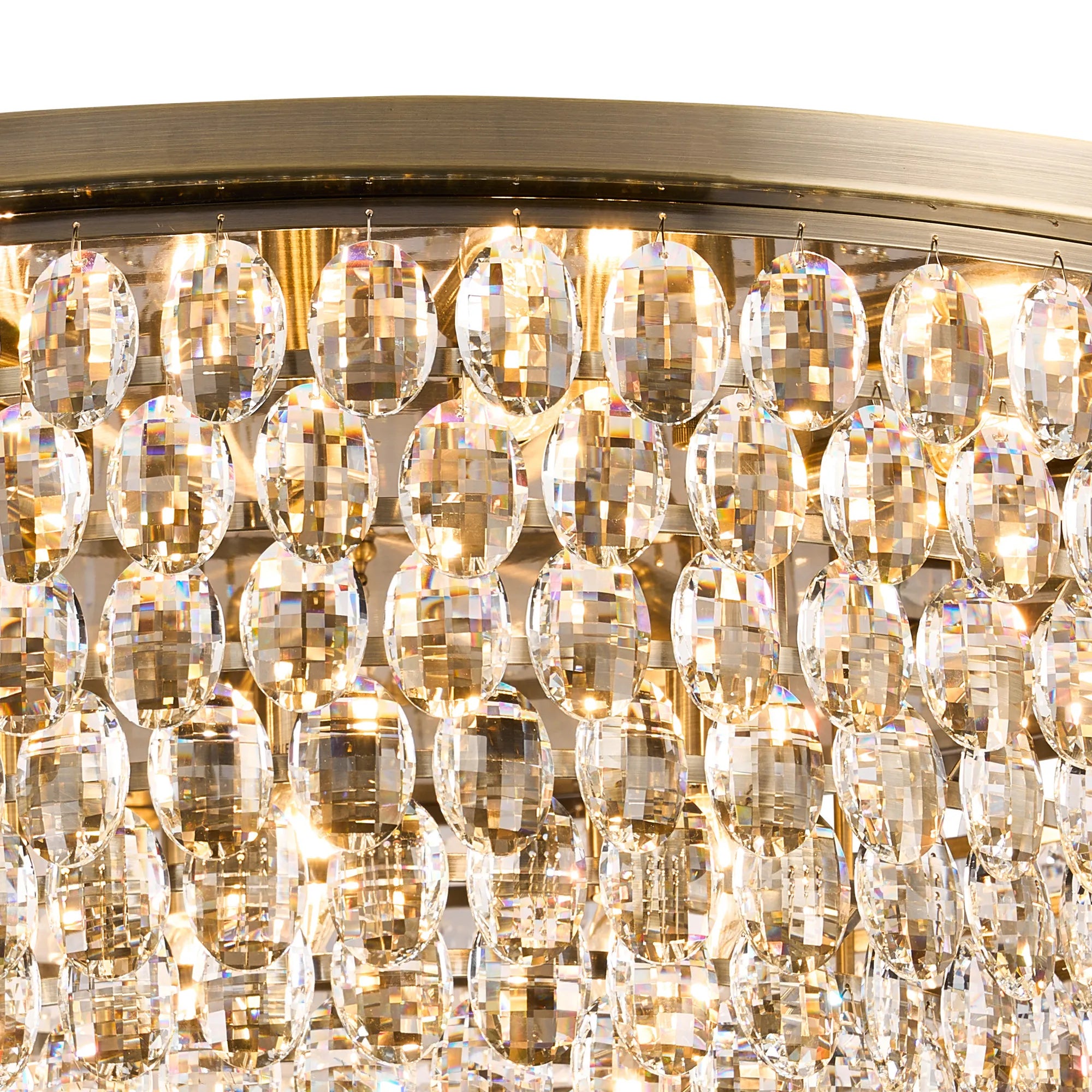 Consten Flush Ceiling Light Fixture with E14 Socket - Perfect for Bedroom, Hallway & Small Space Lighting