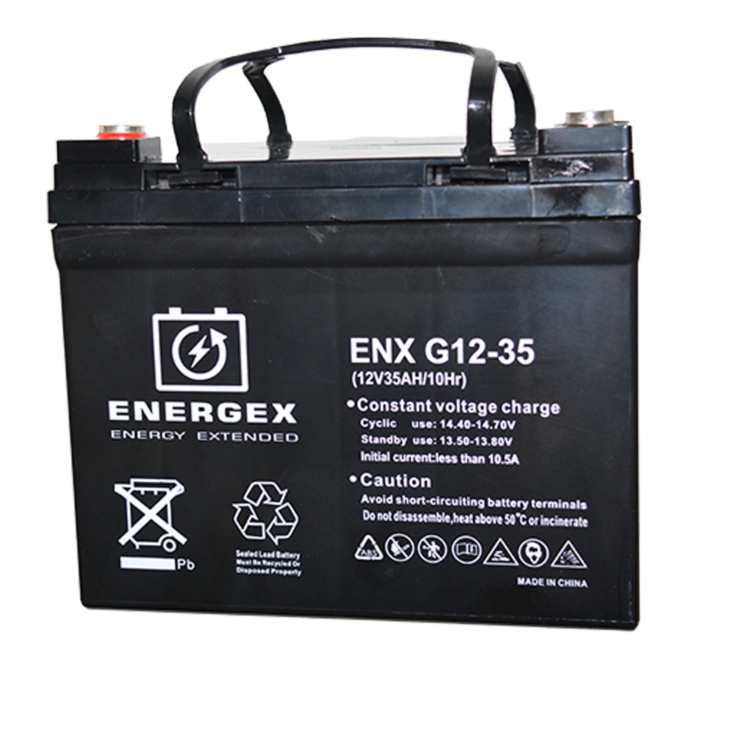 Energex 12V 35Ah Deep Cycle Gel Battery for Mobility Scooters - Long Lasting Power for Seniors & Disabled - Perfect for Indoor & Outdoor Use