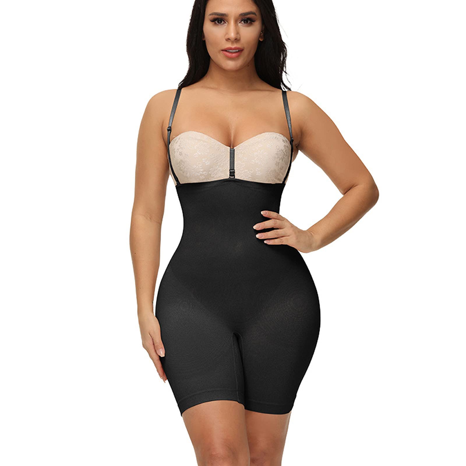 Sexy Waist Trainer Shapewear for Women - Hourglass Body Shaper Tights, Slimming Belly Control One Piece - Perfect for Workouts, Dresses & Special Occasions