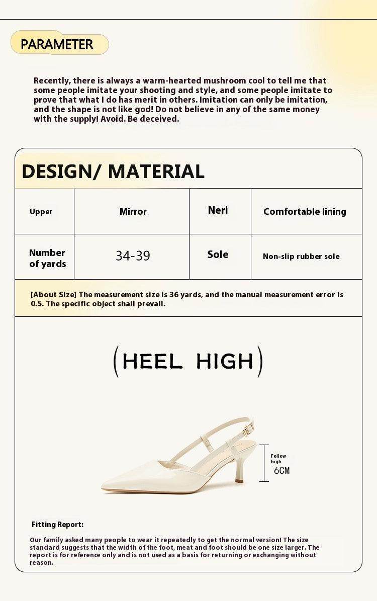 Stylish Faux Leather Pointy Stiletto Mid Heel Sandals for Women - Comfortable & Fashionable Dress Shoes for Parties, Weddings & Evening Events
