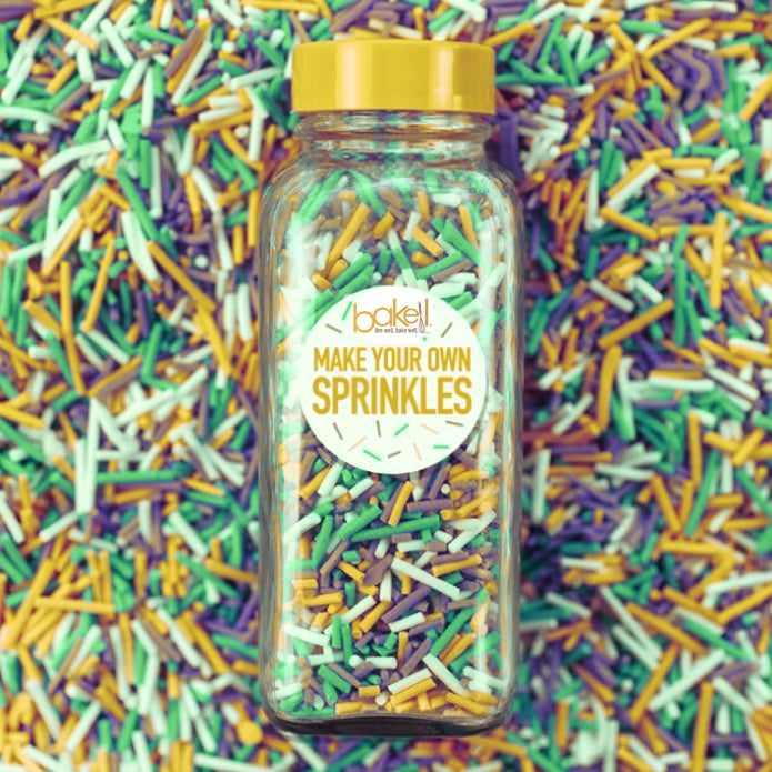 Custom Sprinkles for Baking & Cake Decorating - Edible Cake Toppers, Cupcake Decorations for Birthday Parties, Weddings & Special Events
