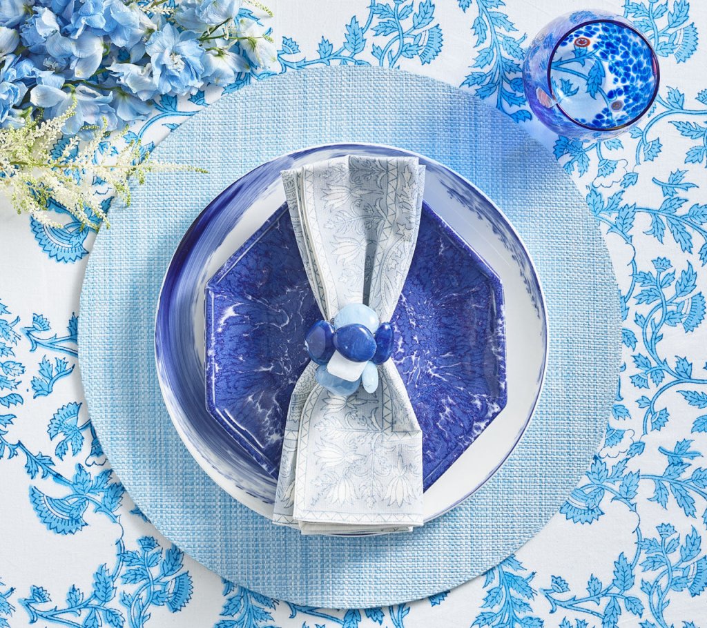 Elegant Provence Napkins Set of 4 - Premium Cotton Table Linens for Fine Dining & Special Occasions