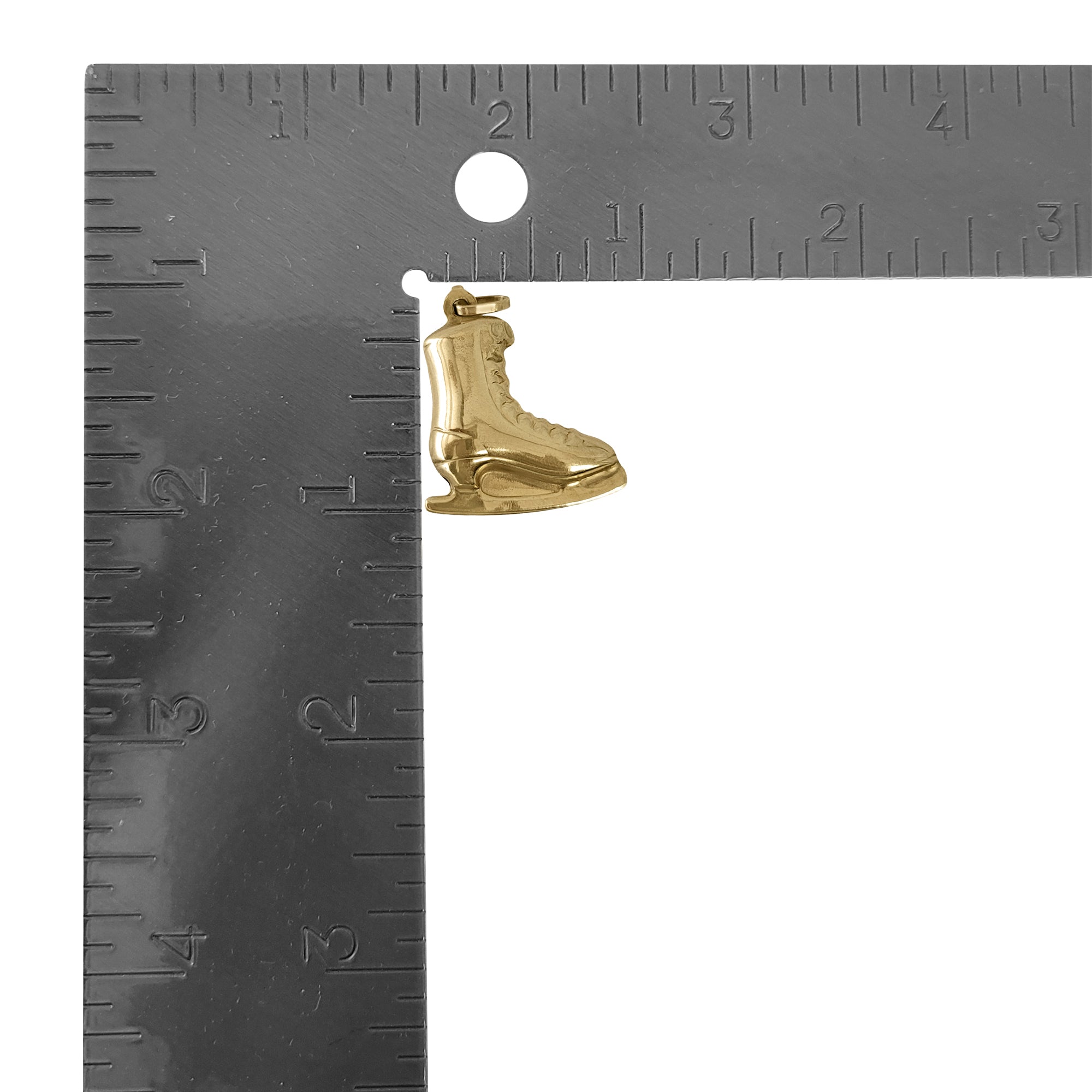 Elegant Gold Figure Skating Charm Pendant - Perfect for Jewelry Making, Gifts & Ice Skating Enthusiasts