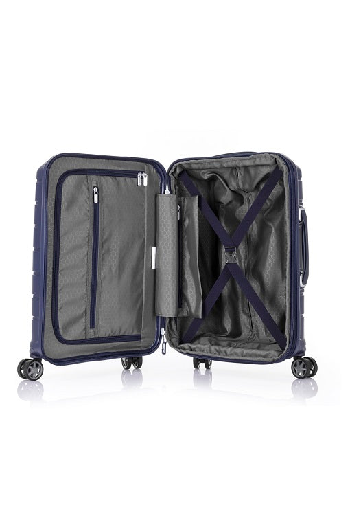Samsonite OC2lite 28-Inch Medium 4-Wheel Hardside Spinner Luggage Suitcase - Navy Blue | Lightweight & Durable Travel Luggage for Business Trips & Vacations