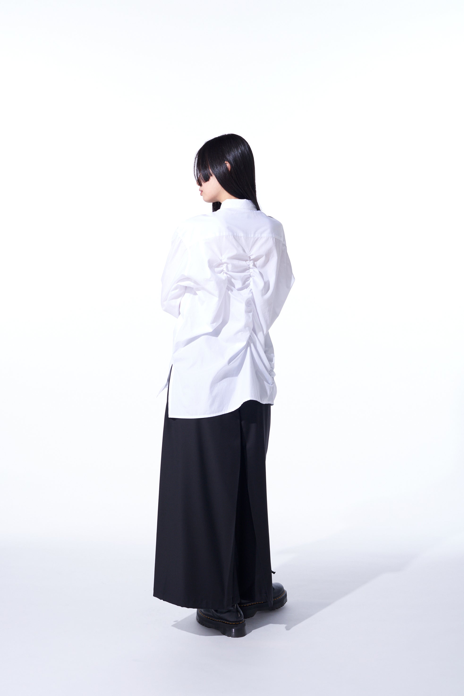 Cotton Broadcloth Shirring Design Shirt for Women | Comfortable & Stylish Blouse for Casual Wear, Office & Summer Outfits