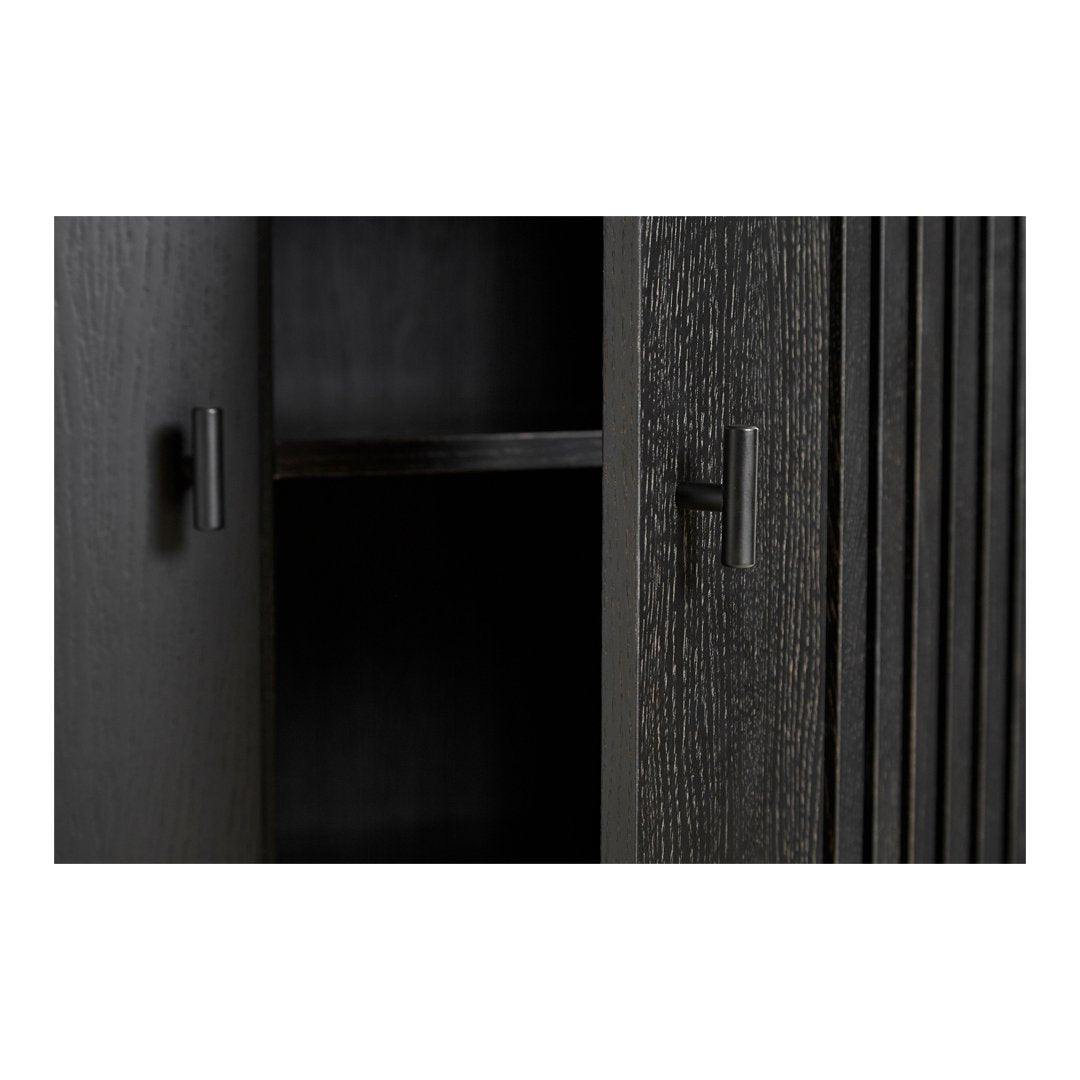Modern High Sideboard Storage Cabinet - Stylish and Functional Entryway, Living Room, or Dining Room Furniture
