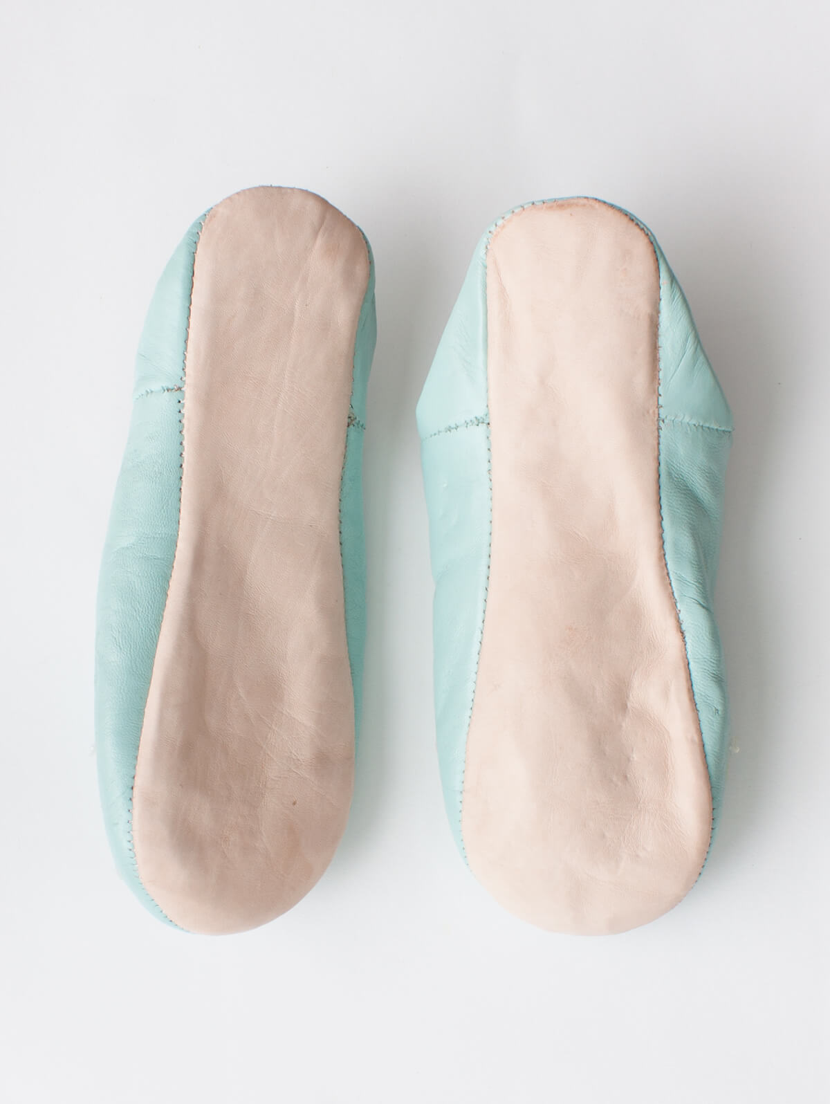 Sparkly Moroccan Babouche Slippers with Sequins - Duck Egg Blue Comfortable House Shoes for Women | Perfect for Lounging, Gift Giving & Boho Home Decor