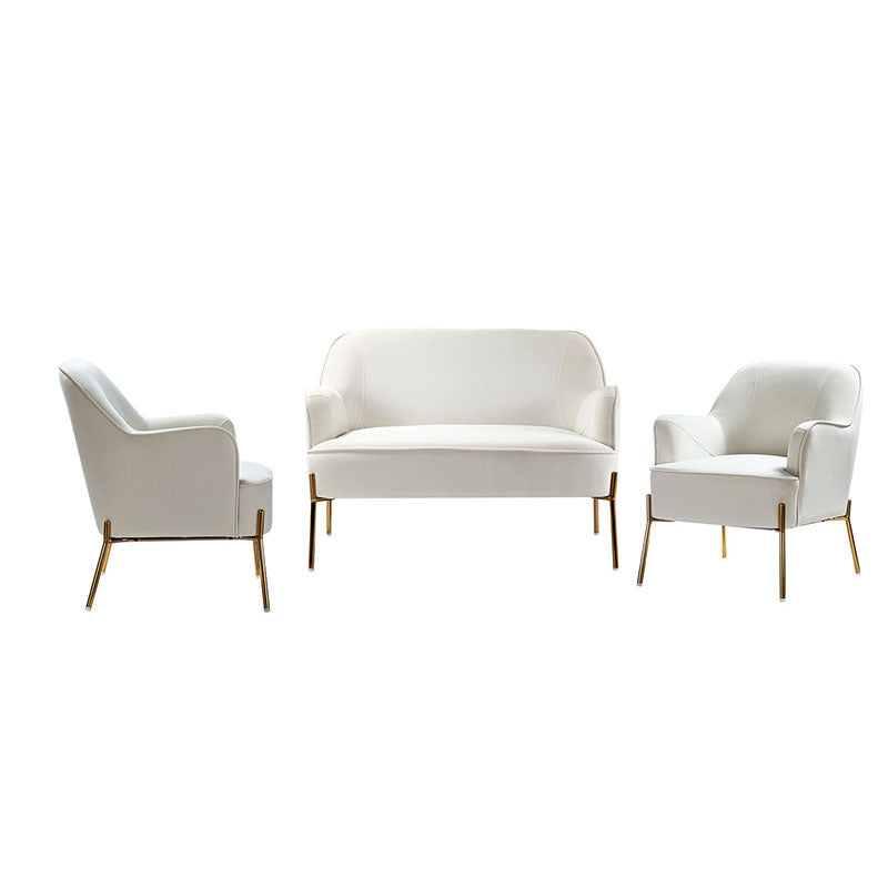 Modern 3-Piece Living Room Furniture Set - Sofa, Loveseat & Chair - Comfortable & Stylish for Small Spaces - Perfect for Apartments, Condos & Cozy Homes