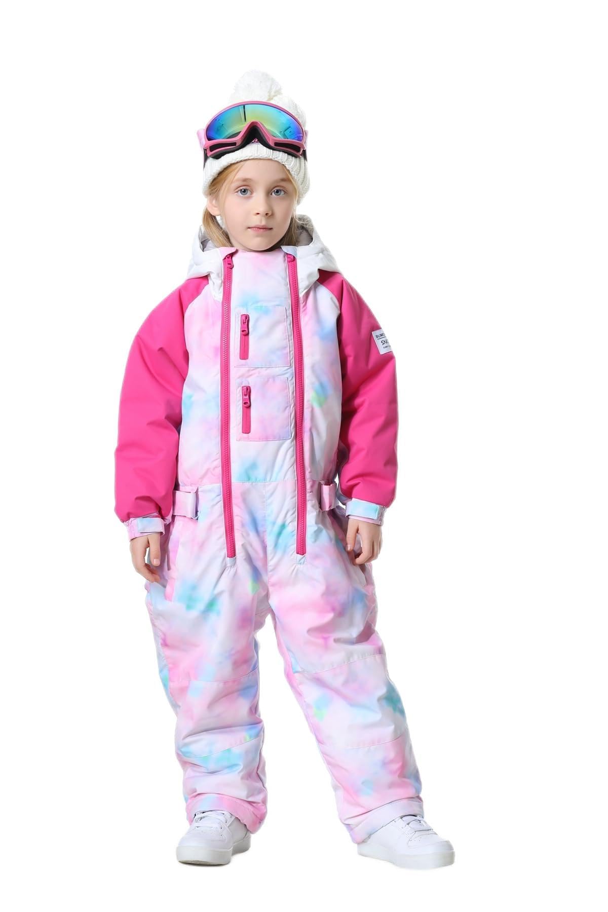 **Kids Waterproof Snowsuits for Boys & Girls - Winter Ski & Snowboard Jumpsuits - Warm One-Piece Snowsuits for Outdoor Activities**    *(Perfect for Skiing, Snowboarding, Sledding & Winter Play!)*