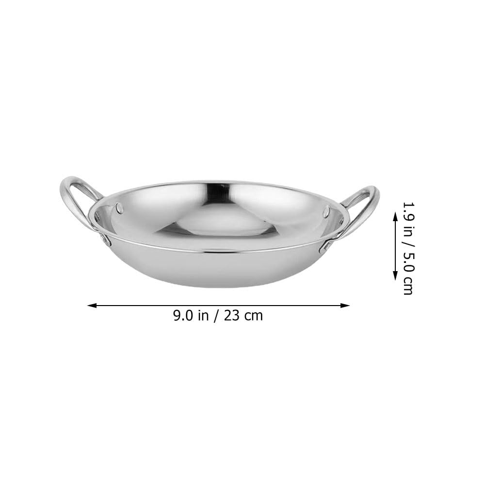 Premium Stainless Steel Wok Pan - 14