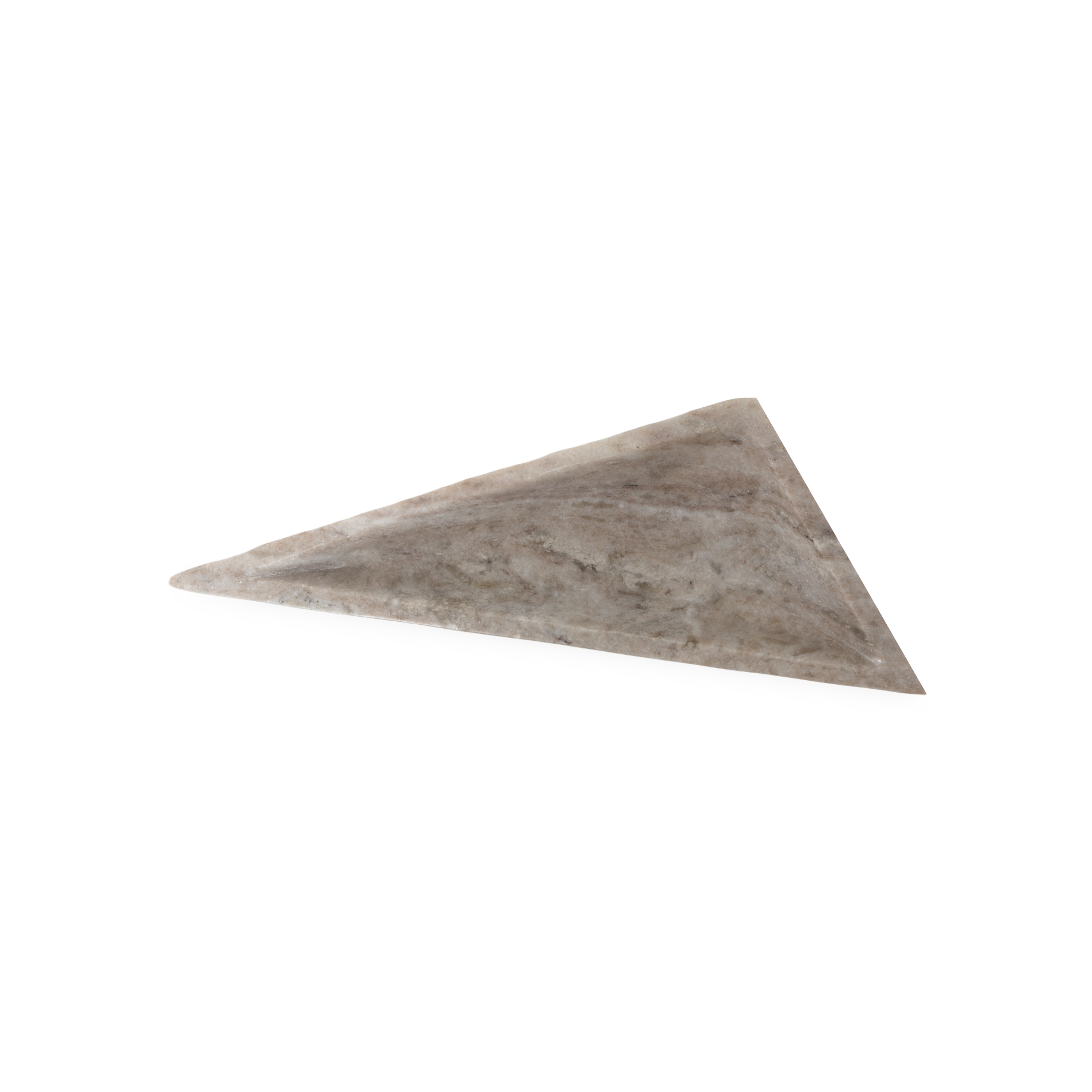 Elegant Marble Triangle Dish - Premium Stone Serving Tray for Jewelry, Keys & Decor | Perfect for Home, Office & Wedding Gift