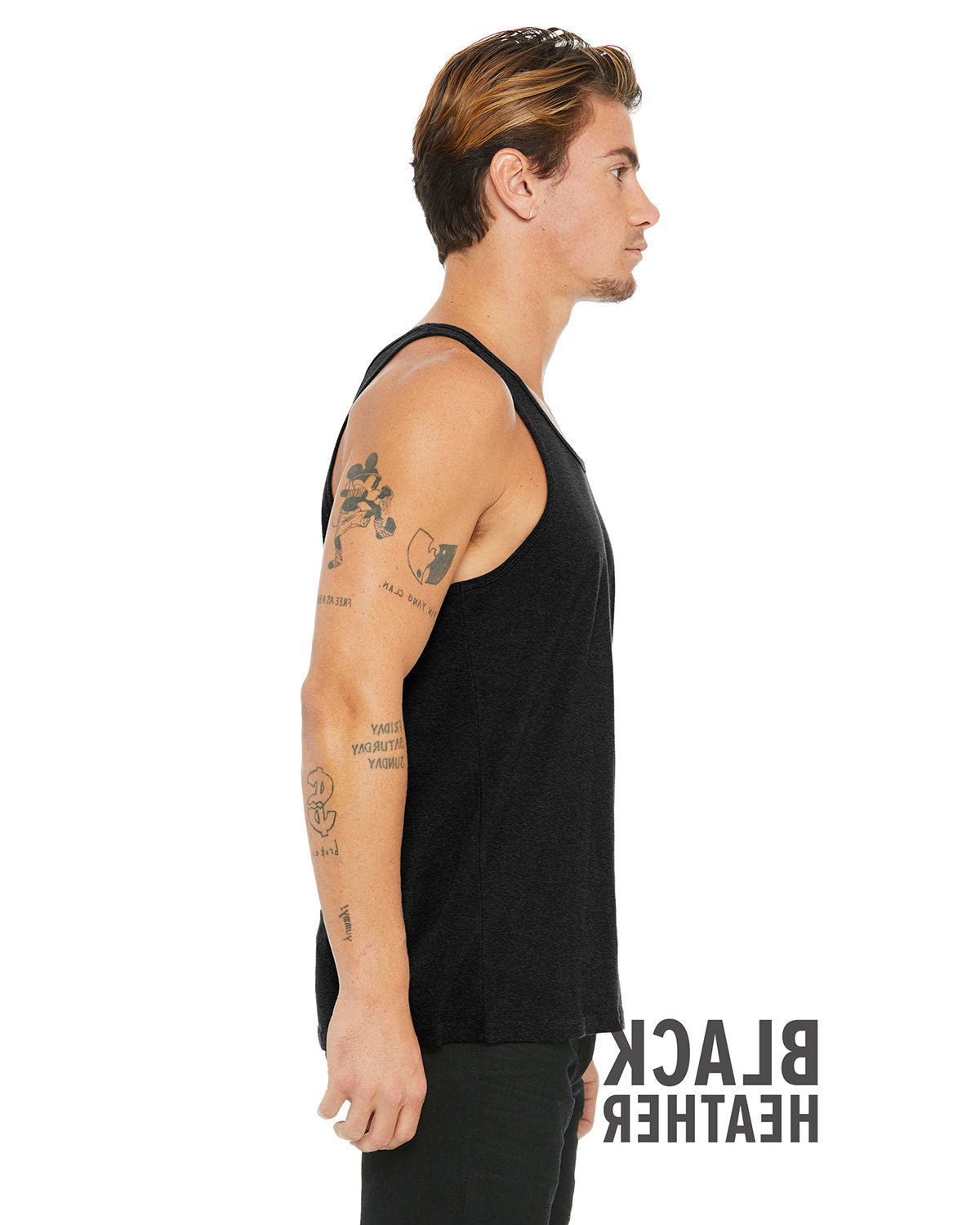 Bella + Canvas 3480CVC Unisex Heather CVC Tank Top - Soft Blend Comfort Fit for Men & Women - Perfect for Gym, Yoga, and Summer Outfits