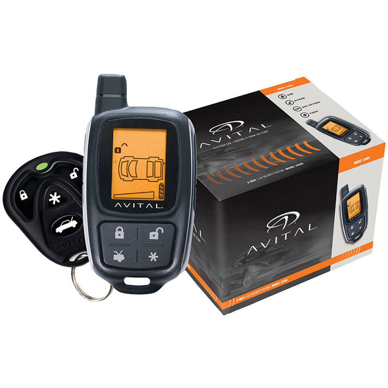 Avital 3305L Remote Start System - Keyless Entry & Security Car Alarm for Vehicles - Perfect for Cold Weather & Convenient Parking