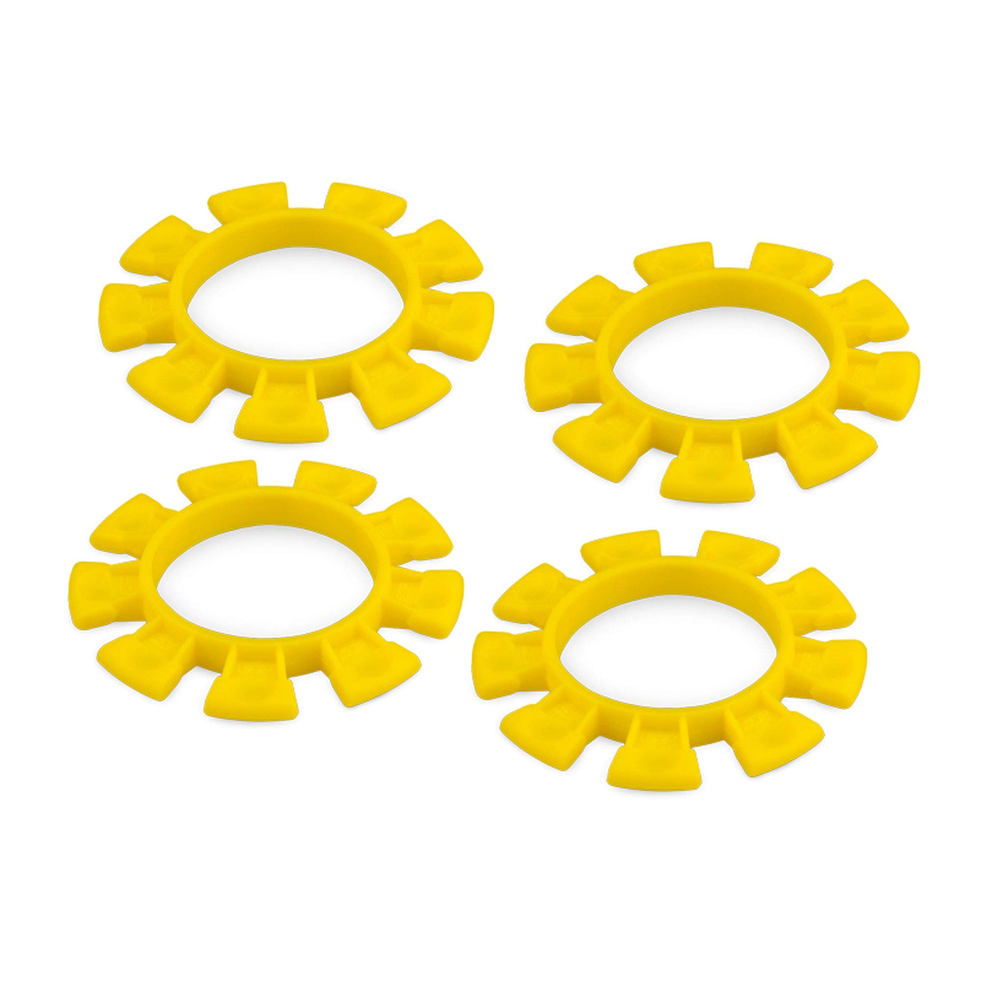 J Concepts 8115 Dirt Bands - Premium Tire Gluing Rubber Bands for RC Cars (Yellow) - Perfect for RC Off-Road Racing and Tire Maintenance