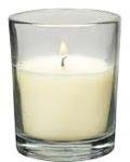 Ivory - Round Poured Votive