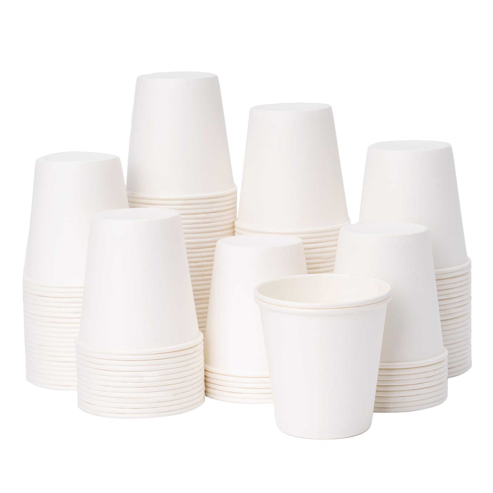 YEEHAW 3000-Pack 3 oz Disposable Paper Cups - Small White Bathroom Cups for Coffee, Mouthwash & Dental Rinse | Perfect for Home, Office, Restaurants & Healthcare Facilities