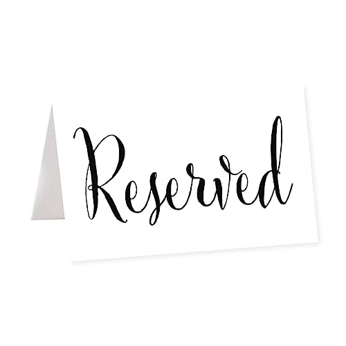 Reserved Black and White