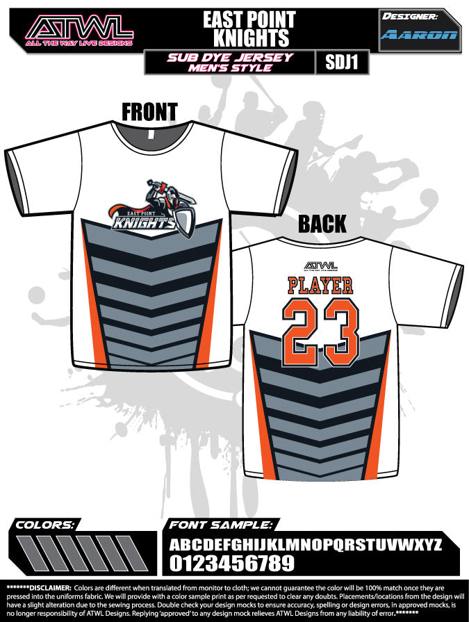East Point Men's & Youth Basketball Jerseys - Breathable Mesh Sports Jersey for Training & Games - Custom Team Uniforms for Basketball, Soccer & Casual Wear