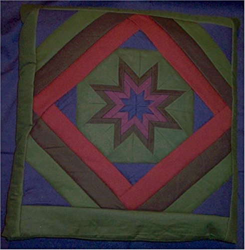 Handmade Amish Folded Star Quillow Combo - Pillow & Blanket 2-in-1, USA Made | Perfect for Cozy Nights, Travel & Home Decor