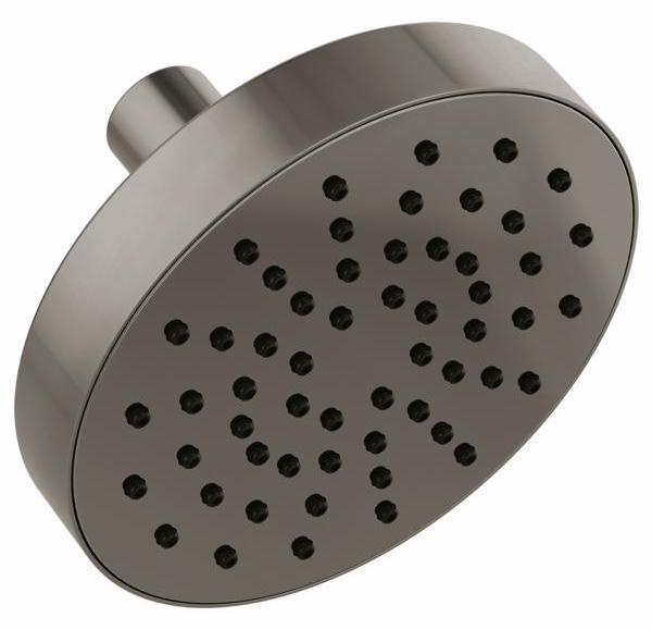 Brizo 82392 BNX Brilliance Black Onyx 5-Spray 1.75 GPM Round Shower Head - Water Saving, Luxury Bathroom Upgrade for Spa-Like Experience