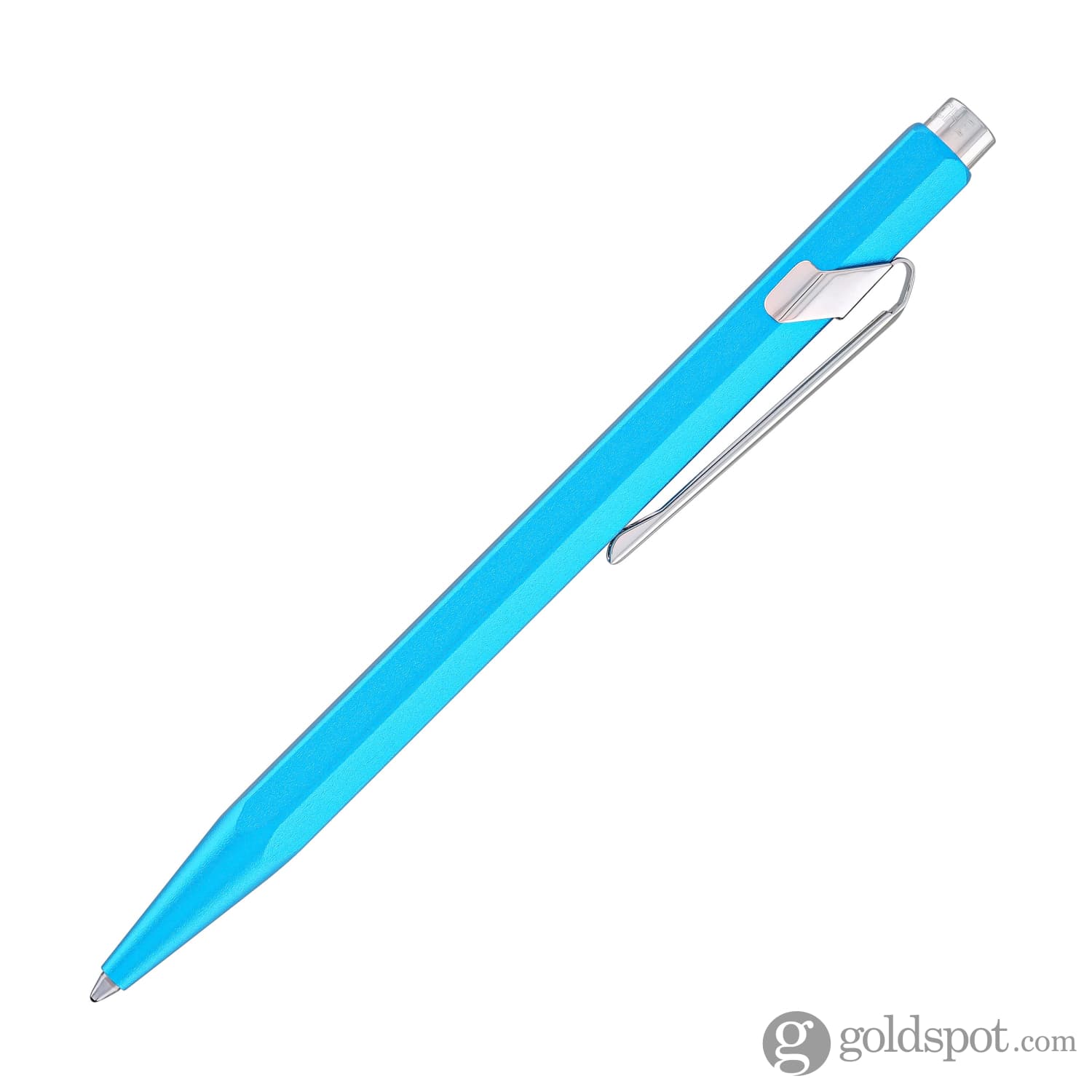 Caran d'Ache 849 COLORMAT X Ballpoint Pen - Premium Swiss Made Writing Instrument in Vibrant Turquoise Color - Perfect for Office, School, Gifts & Collectors