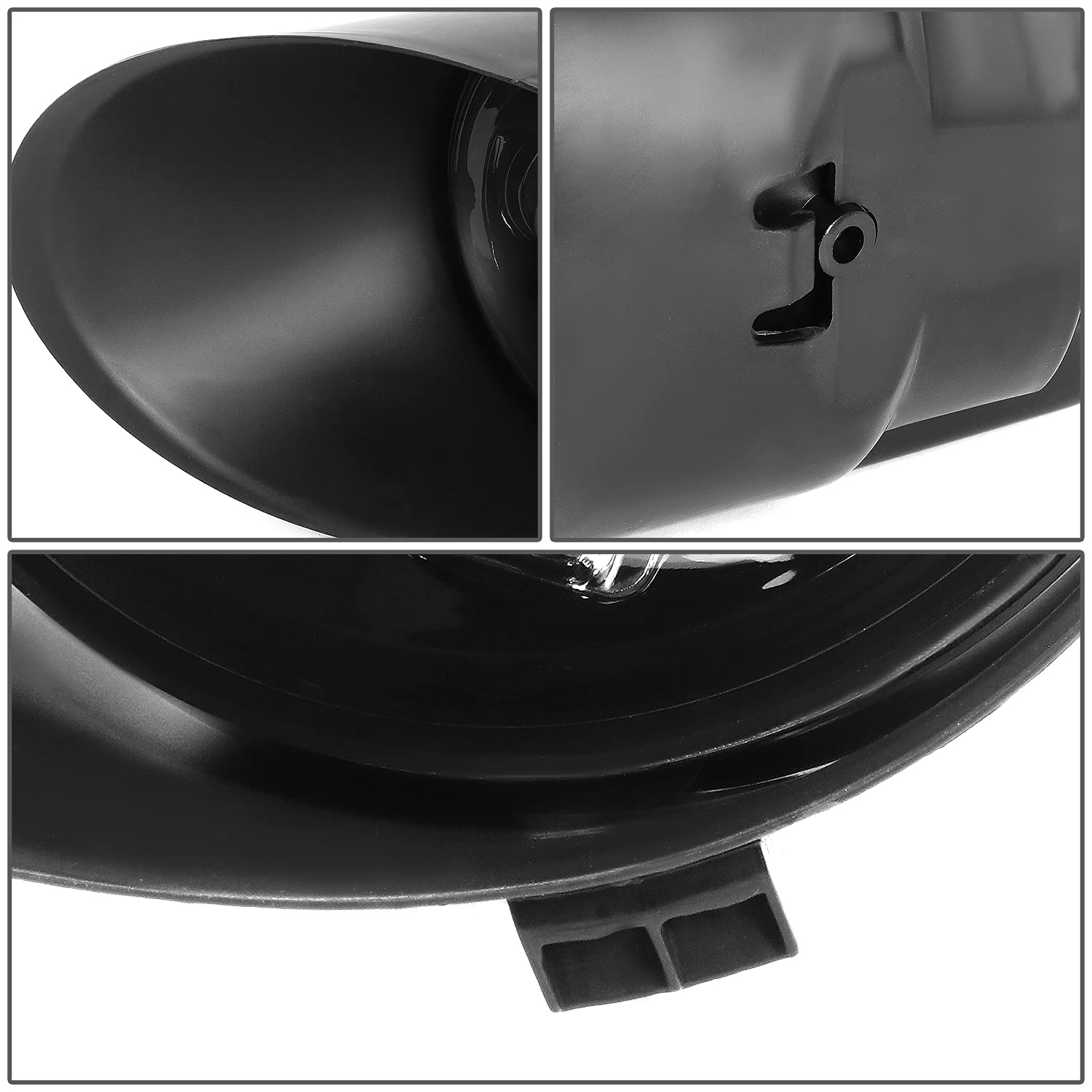DNA MOTORING FL-ZTL-336-CH LED Fog Light Kit with Bezel, Switch & Wiring Harness - Compatible with 2007-2014 Toyota Tundra - Driver & Passenger Side - Enhanced Visibility for Night Driving & Foggy Conditions