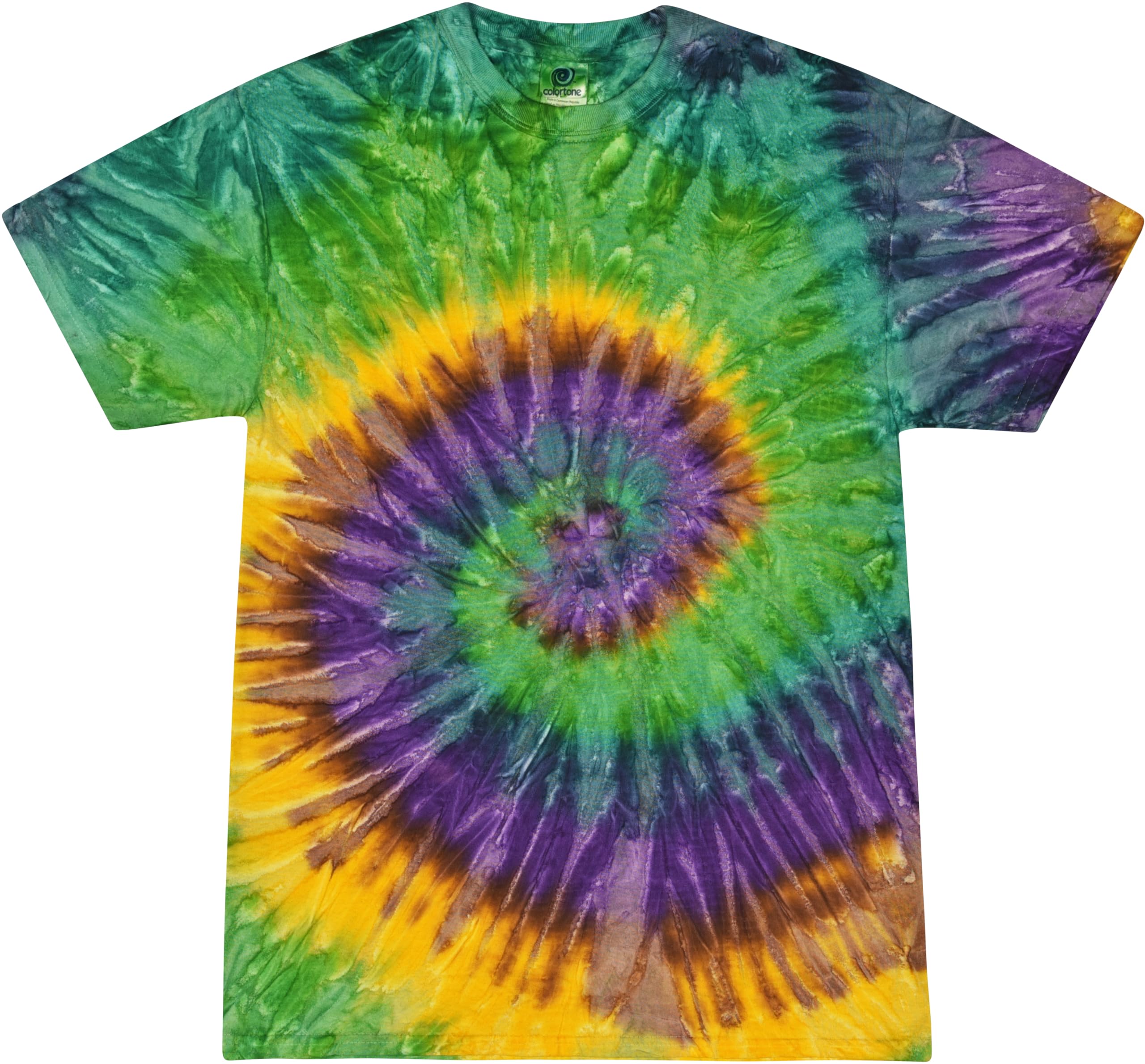 Vibrant Colortone Tie Dye T-Shirts for Men & Women | Unisex Short Sleeve Cotton Tees | Perfect for Summer Festivals, Beach Outings & Casual Wear