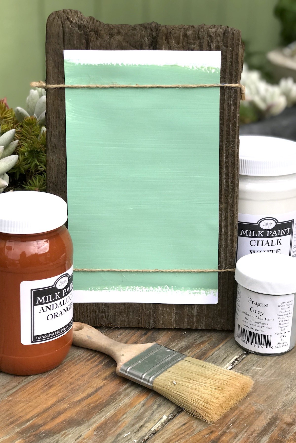 Sinopia All Natural Artisanal Milk Paint - Malachite Green (1 Gallon) | Non-Toxic Eco-Friendly Paint for Furniture, Cabinets & Home Decor | Perfect for DIY Projects & Vintage Restoration