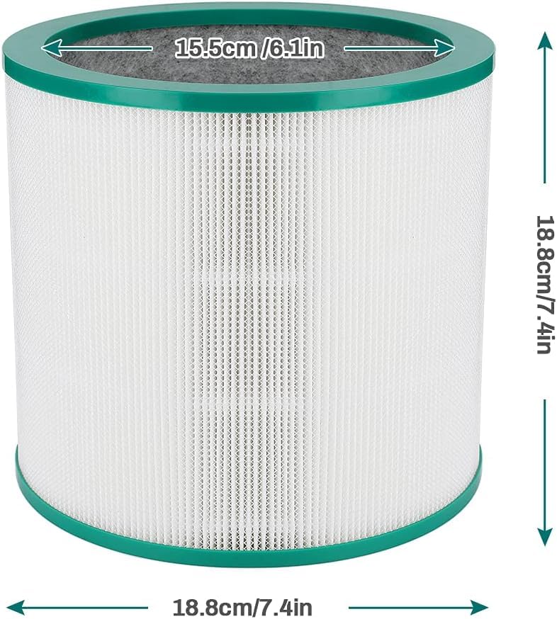 RYELDOM Replacement Filter for Dyson Air Cool Purifier - Compatible with Dyson Pure Cool TP02, TP03, TP00 - Improve Air Quality for Home & Office Use