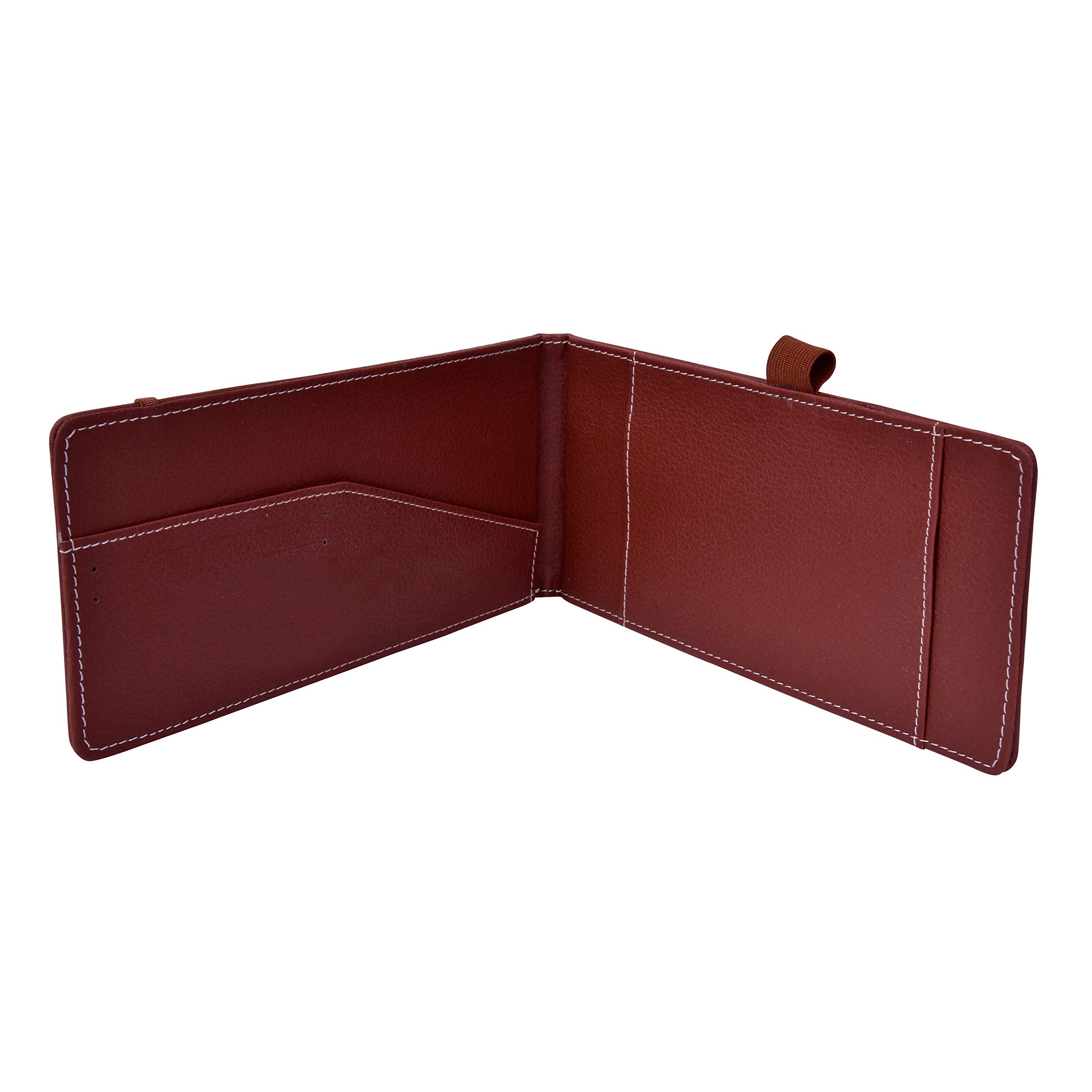 Premium PU Leather Checkbook Holder & Card Organizer - Navy Blue Wallet for Checks, Credit Cards, and IDs | Perfect for Business Professionals, Travel, and Everyday Use