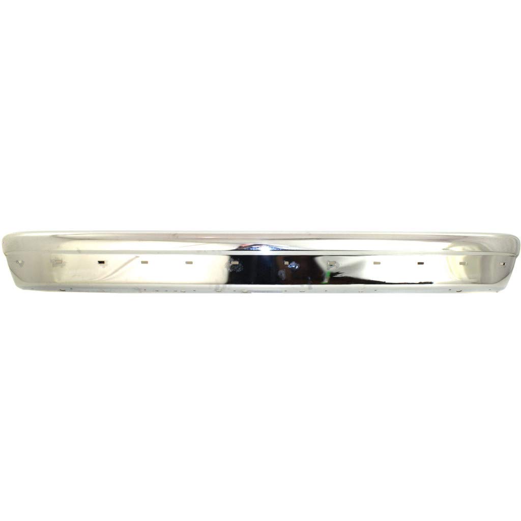 Chrome Rear Bumper for 1996-1999 Ford Econoline Super Duty | FO1102302 | F4UZ17906D | w/Molding Holes | Perfect for Truck Restoration & Off-Road Protection