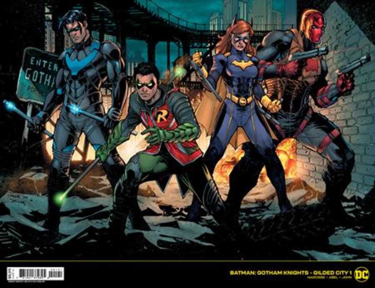Batman Gotham Knights Gilded City #1 (Of 6) Cover C Jim Lee & Scott Williams Wraparound Card Stock Variant - DC Comics Collector's Edition for Superhero Fans & Comic Book Enthusiasts