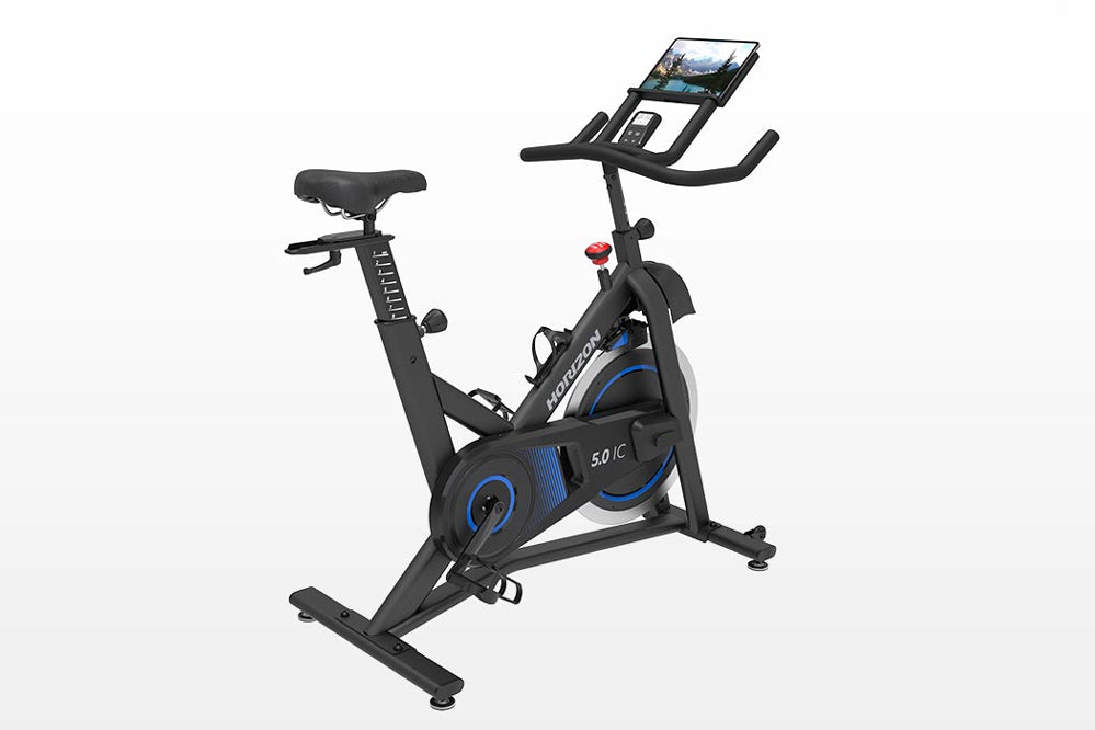 Horizon 5.0 IC Indoor Cycling Bike - Professional Home Exercise Bike for Cardio Workouts - Perfect for Home Gym, Spin Classes & Weight Loss Training