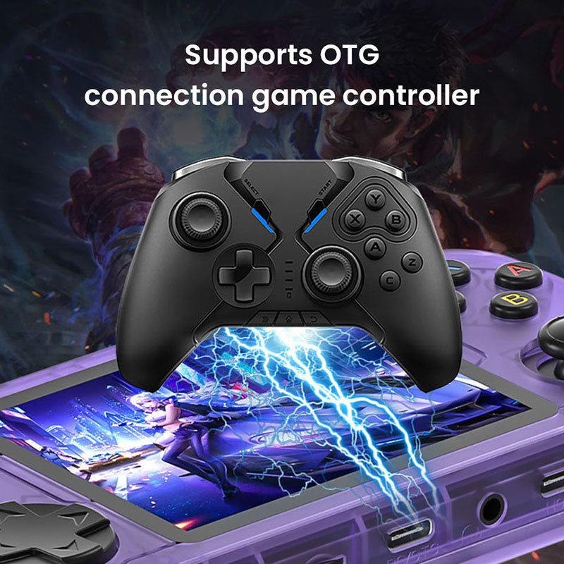 RX6H Handheld Game Console - Portable Retro Gaming Device with EmuELEC System - Perfect for Travel, Commuting & Home Entertainment