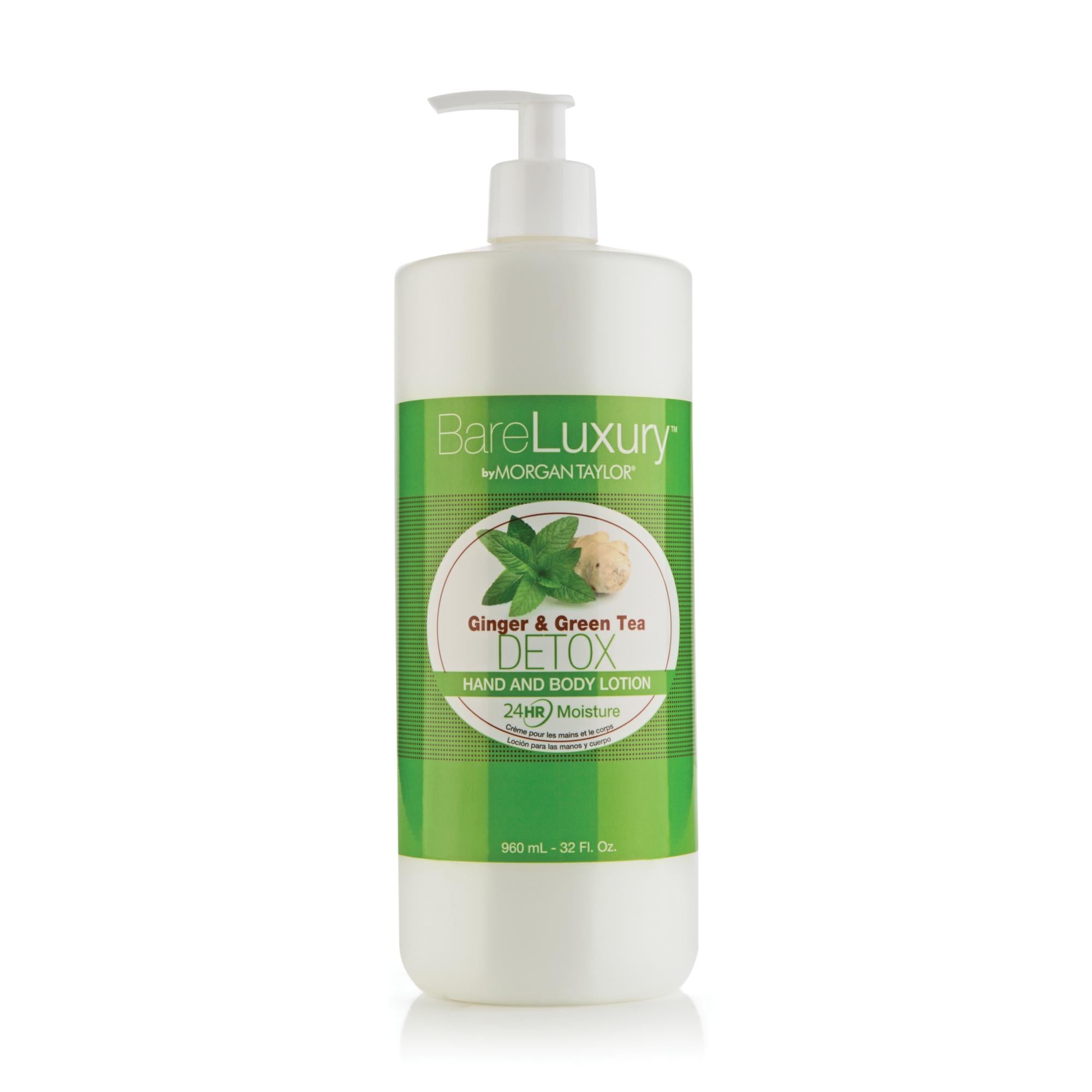 Morgan Taylor Detox Ginger & Green Tea Body Lotion - Hydrating & Nourishing Skin Care for Dry Skin - Perfect for Daily Moisturizing & Spa Relaxation at Home