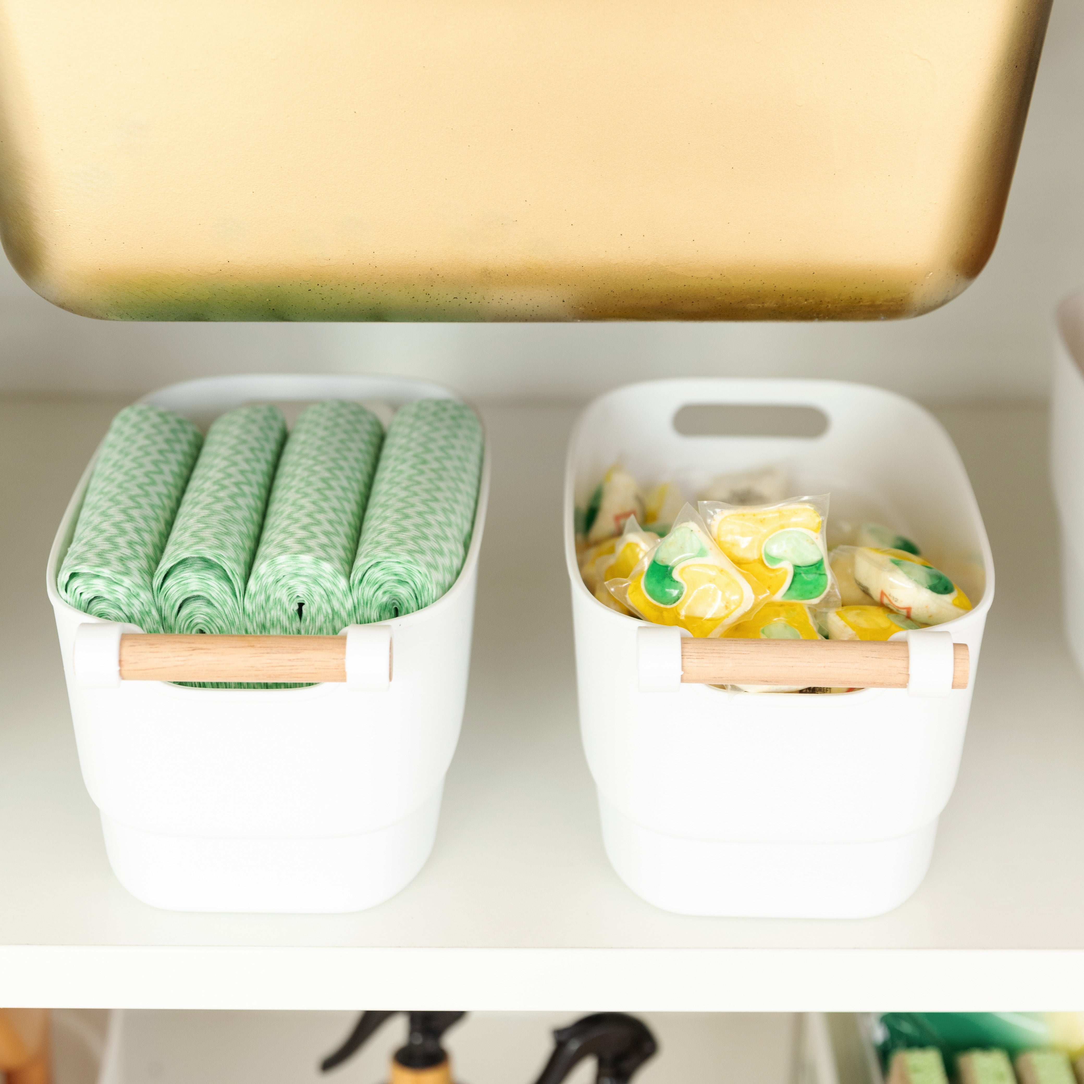 Under Sink Starter Pack - Essential Kitchen & Bathroom Organization Set for Storage & Cleaning Supplies | Perfect for Home, Office & RV Use