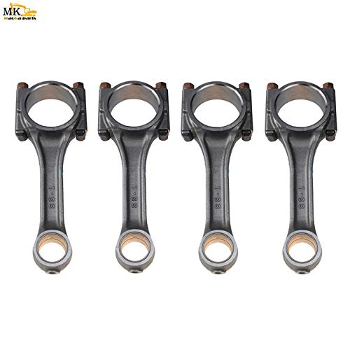 4Pcs Replacement Connecting Rods for Kubota V2203 Engine 17311-22014 - Compatible with Tractors, Excavators & Industrial Equipment