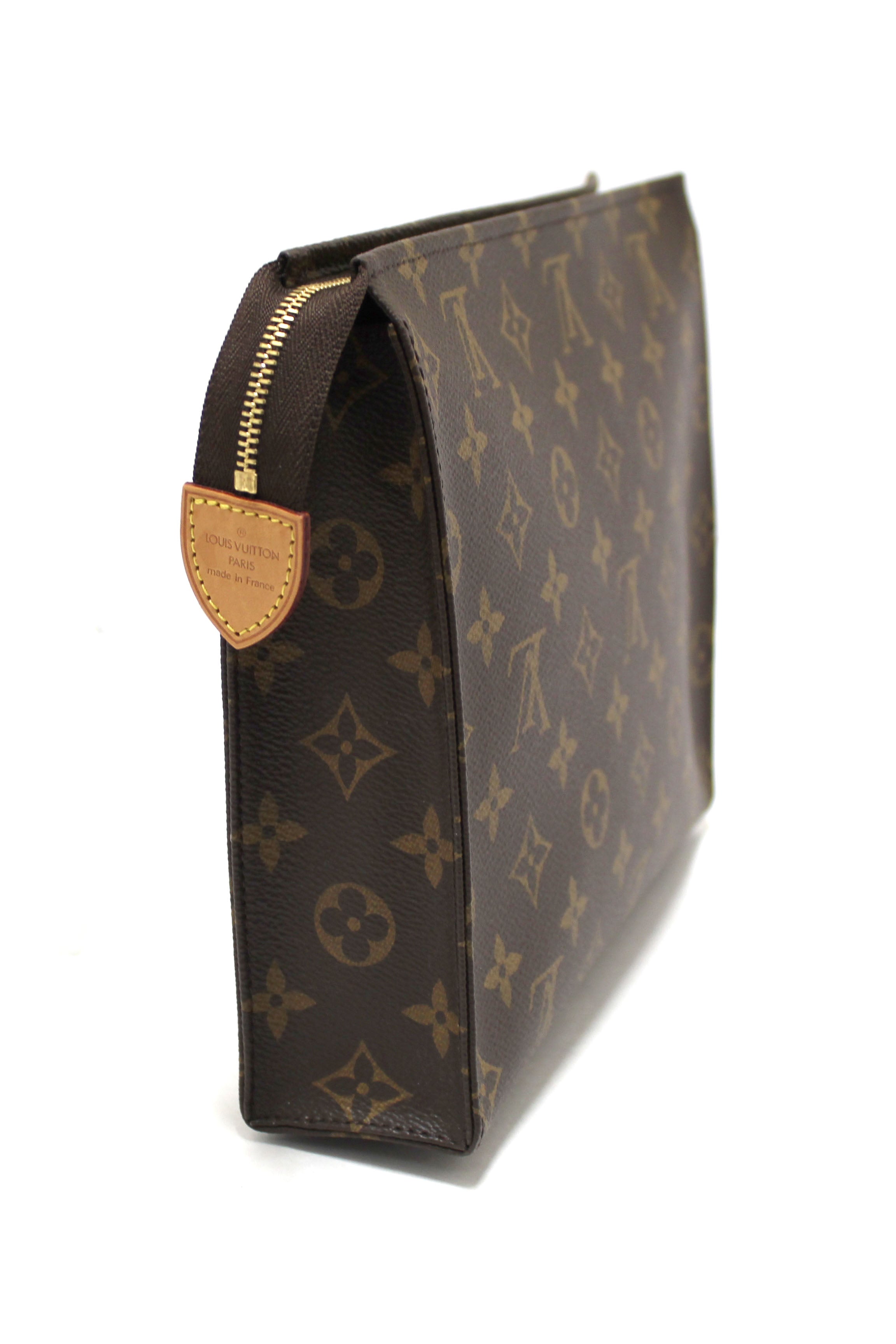 Authentic Louis Vuitton Monogram Canvas Toiletry Pouch 26 | Travel Cosmetic Bag | Luxury Makeup Organizer for Women | Perfect for Travel, Gym & Daily Essentials Storage