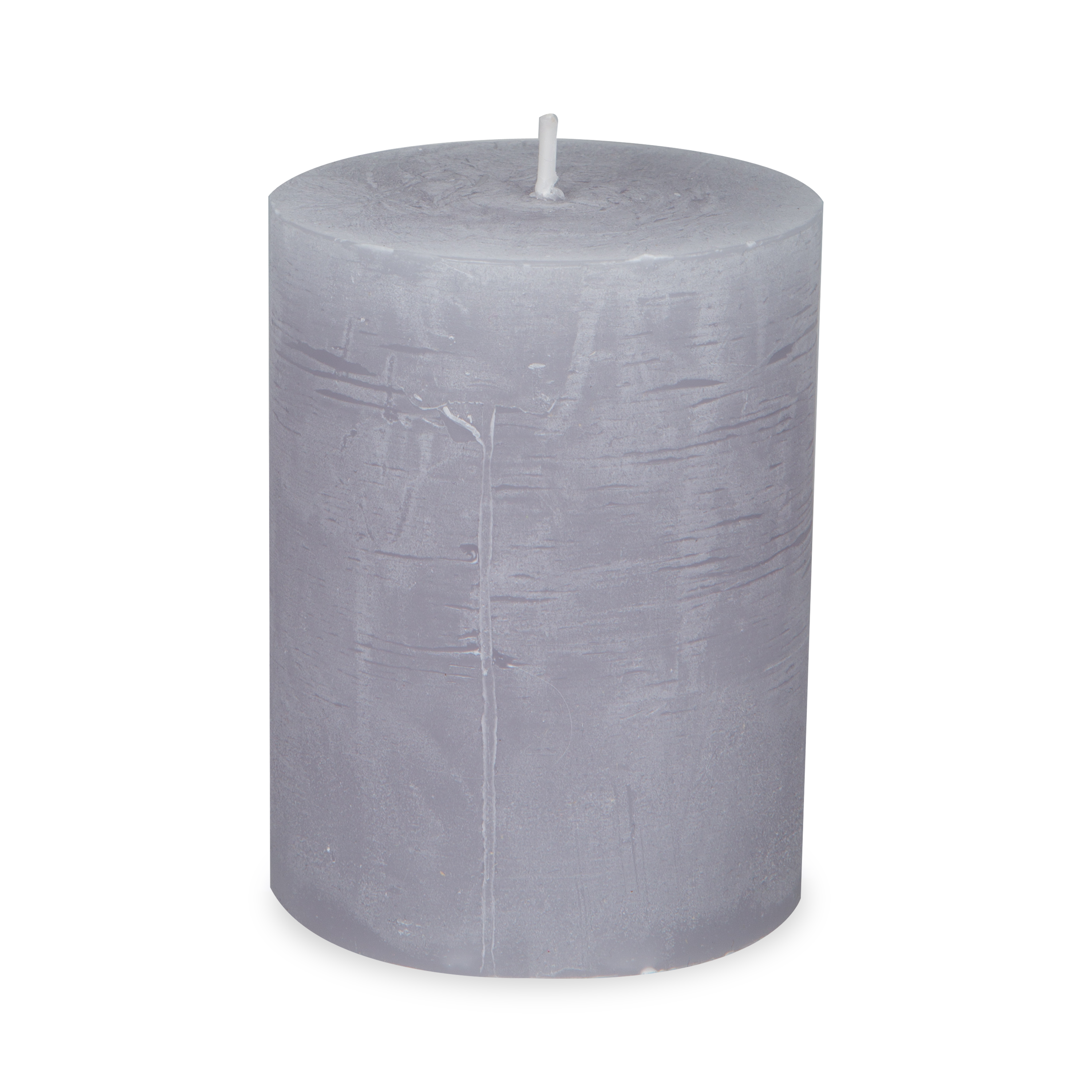 Premium Grey Pillar Candles - 3 Pack for Home Decor, Weddings, and Romantic Ambiance | Scented or Unscented Options | Long-Lasting Burn Time