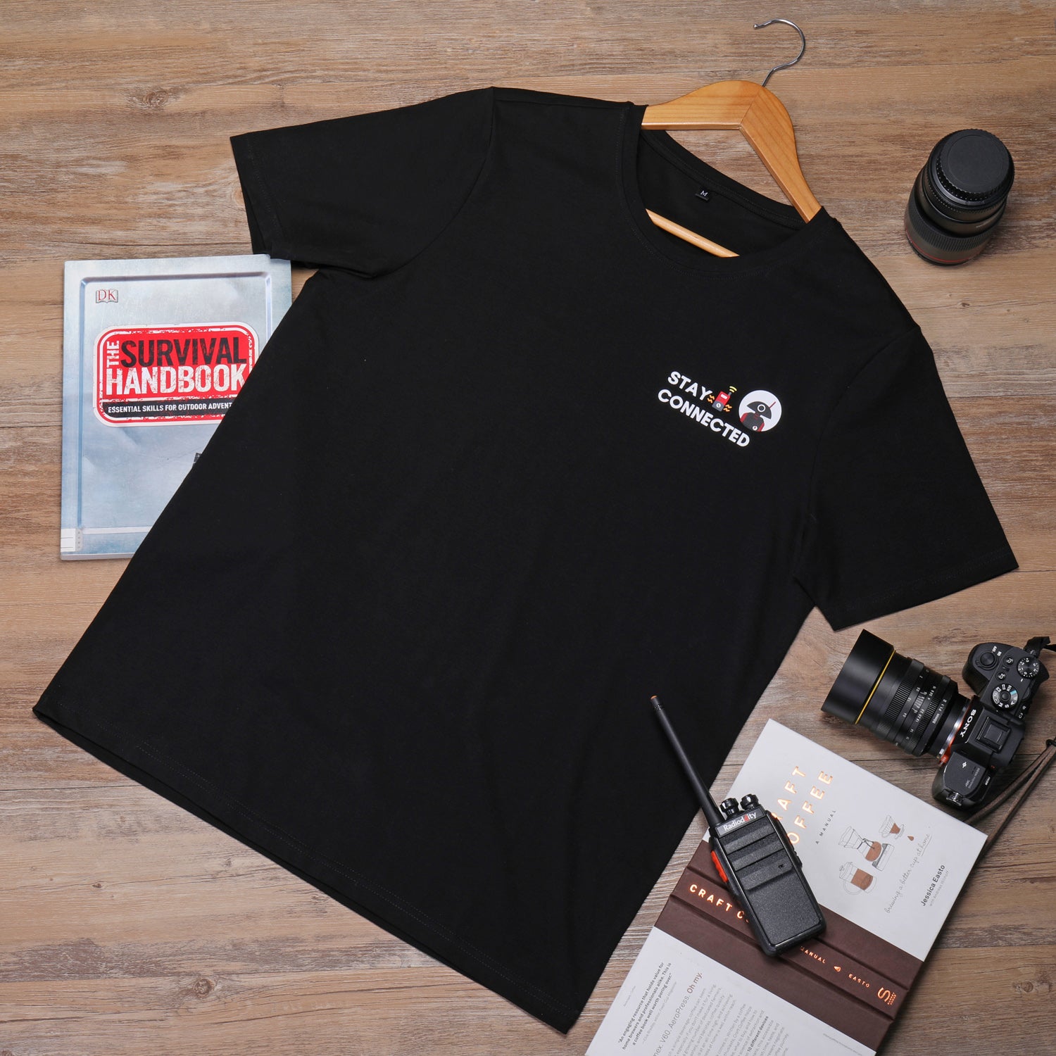 Radioddity Premium Cotton T-Shirt for Men & Women - Comfortable Casual Wear for Radio Enthusiasts - Perfect for Outdoor Activities, Hiking, and Ham Radio Events
