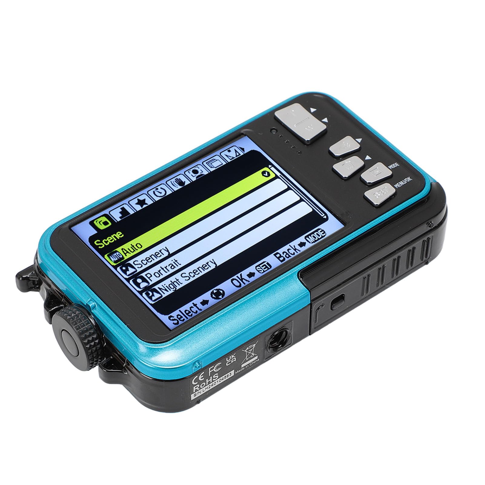4K Waterproof Digital Camera with 2.8