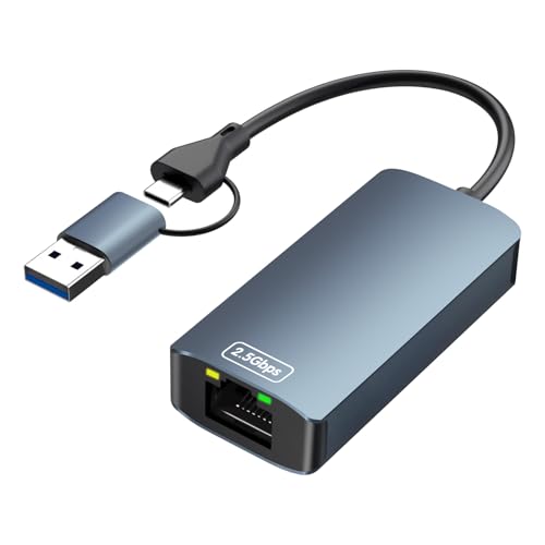 2.5G USB A/C vers Ethernet